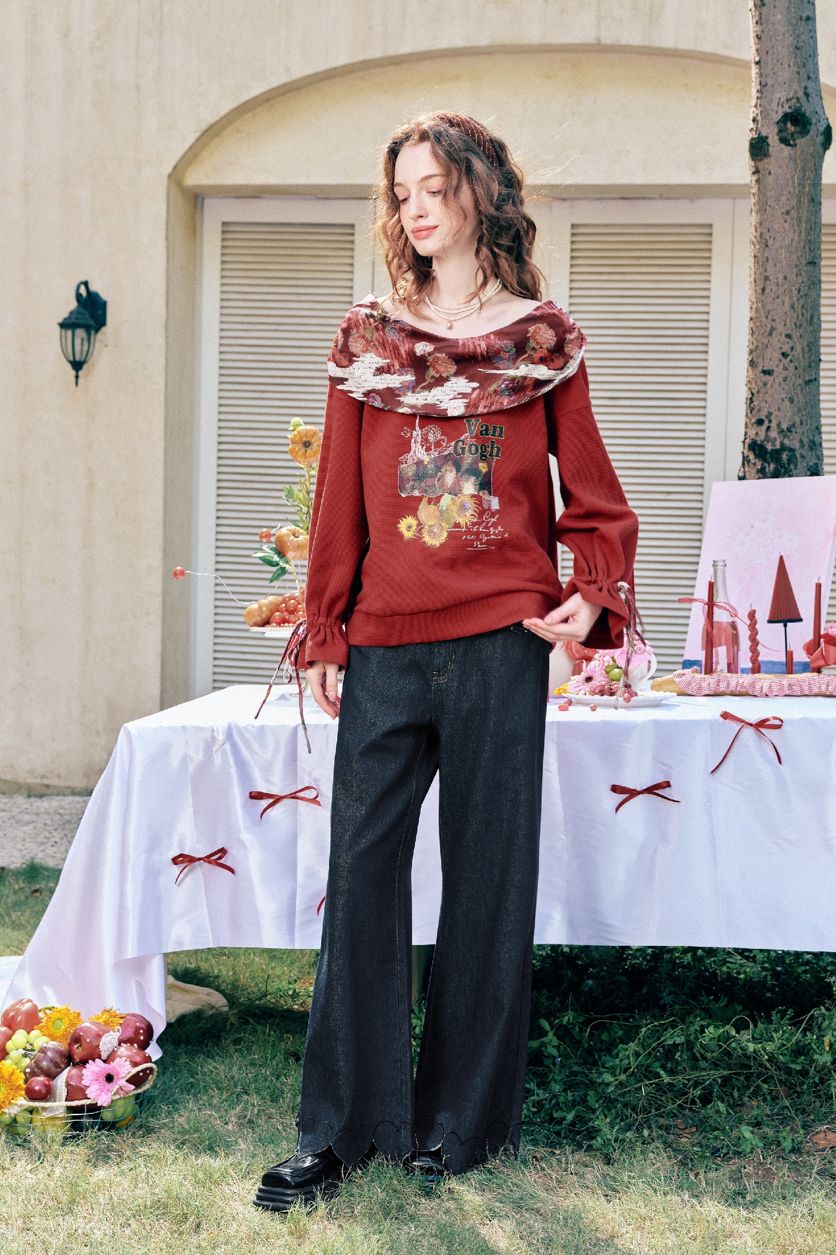 Red Relaxed-Fit T-Shirt