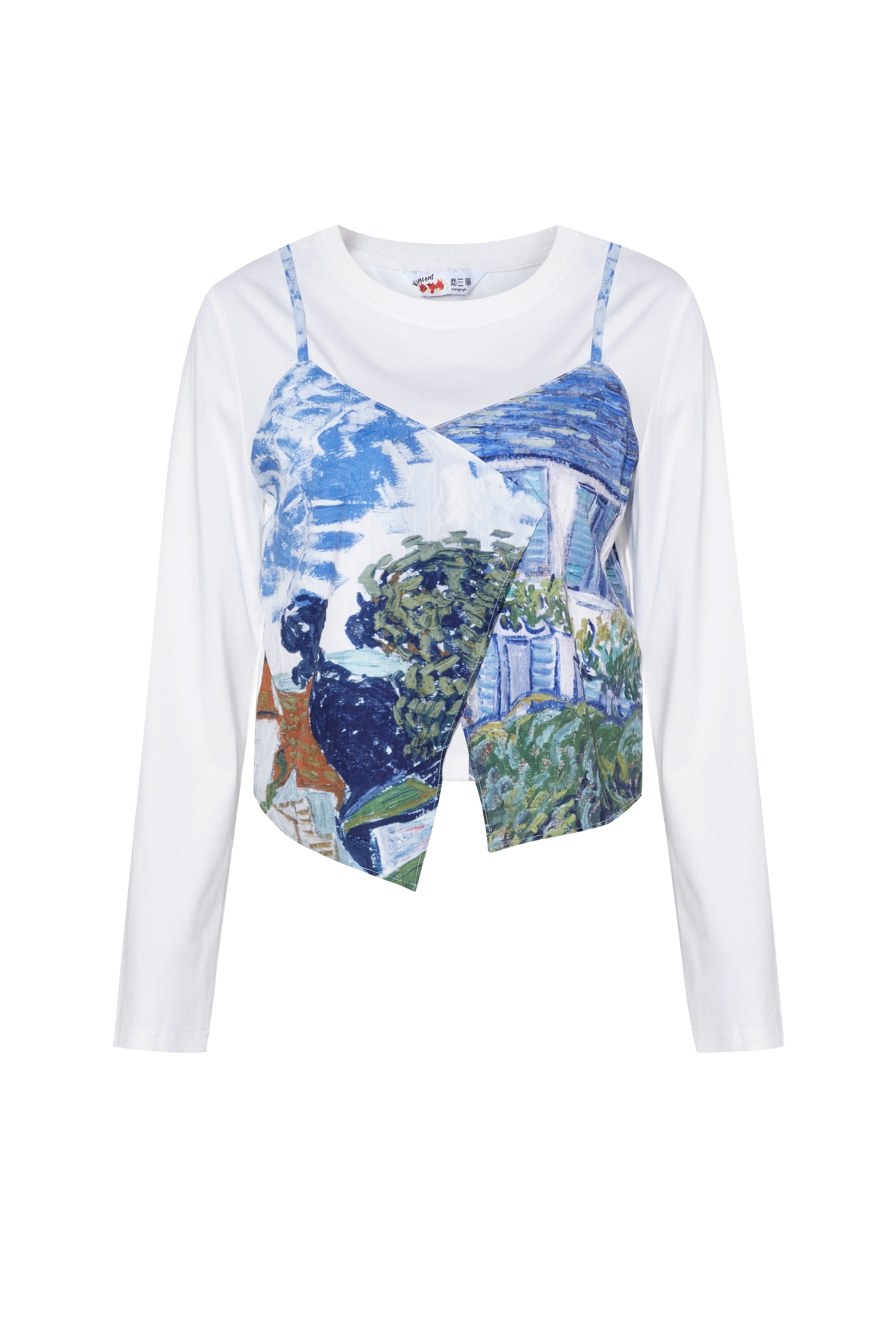 Faux Layered Casual Top