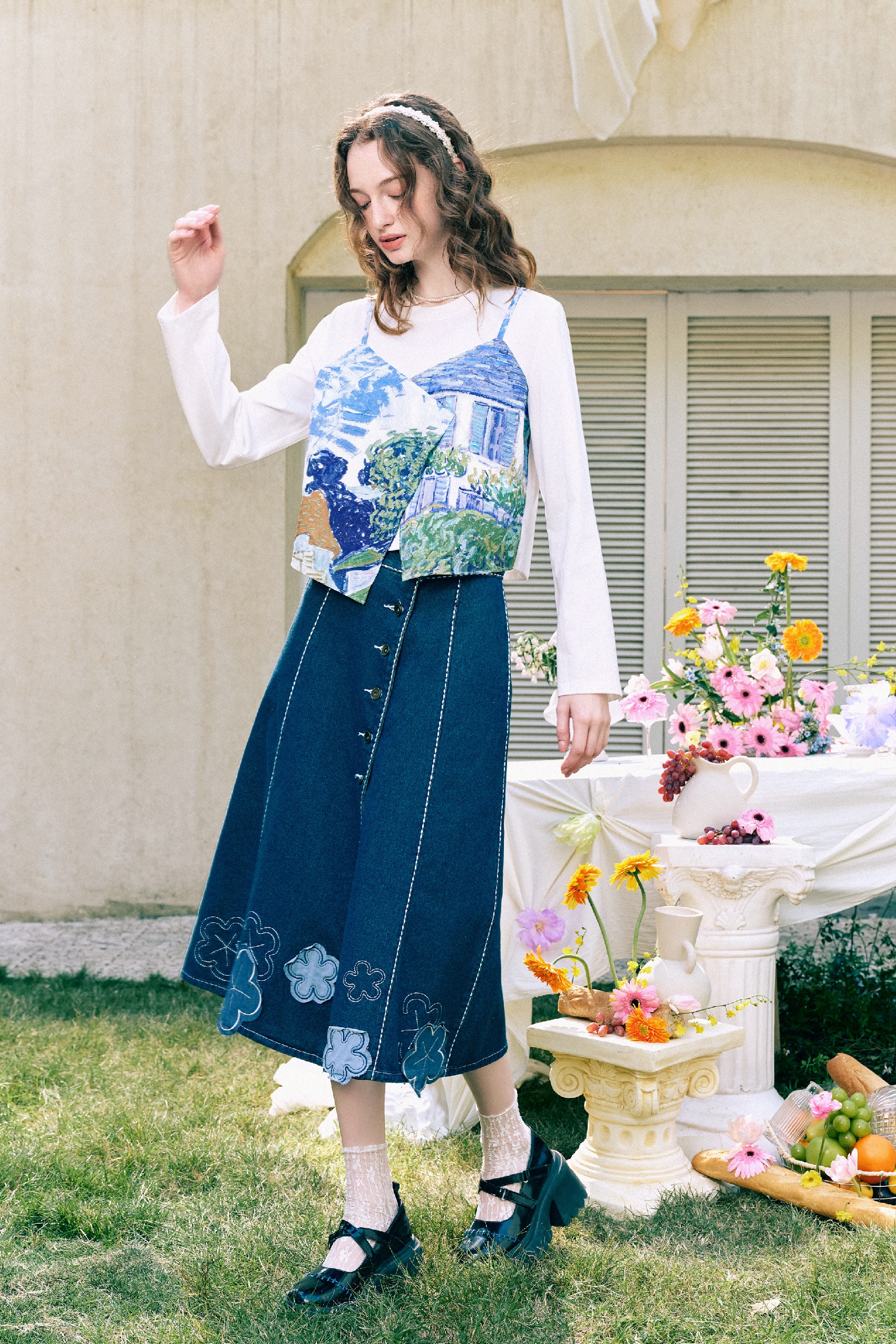 Faux Layered Casual Top