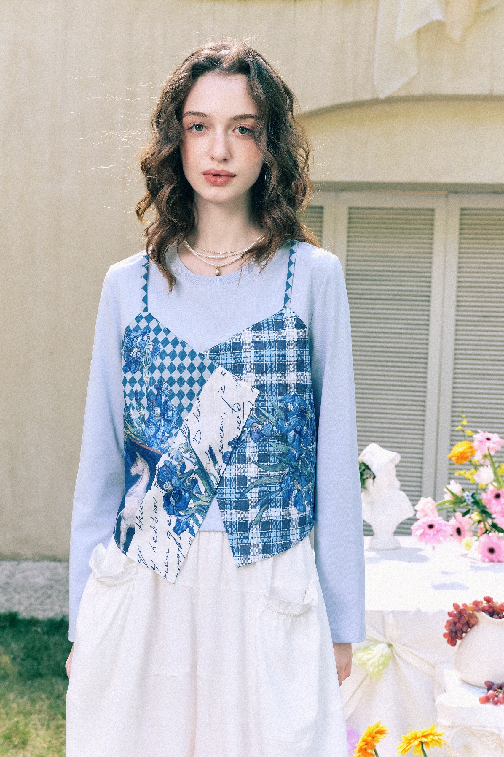 Faux Layered Casual Top