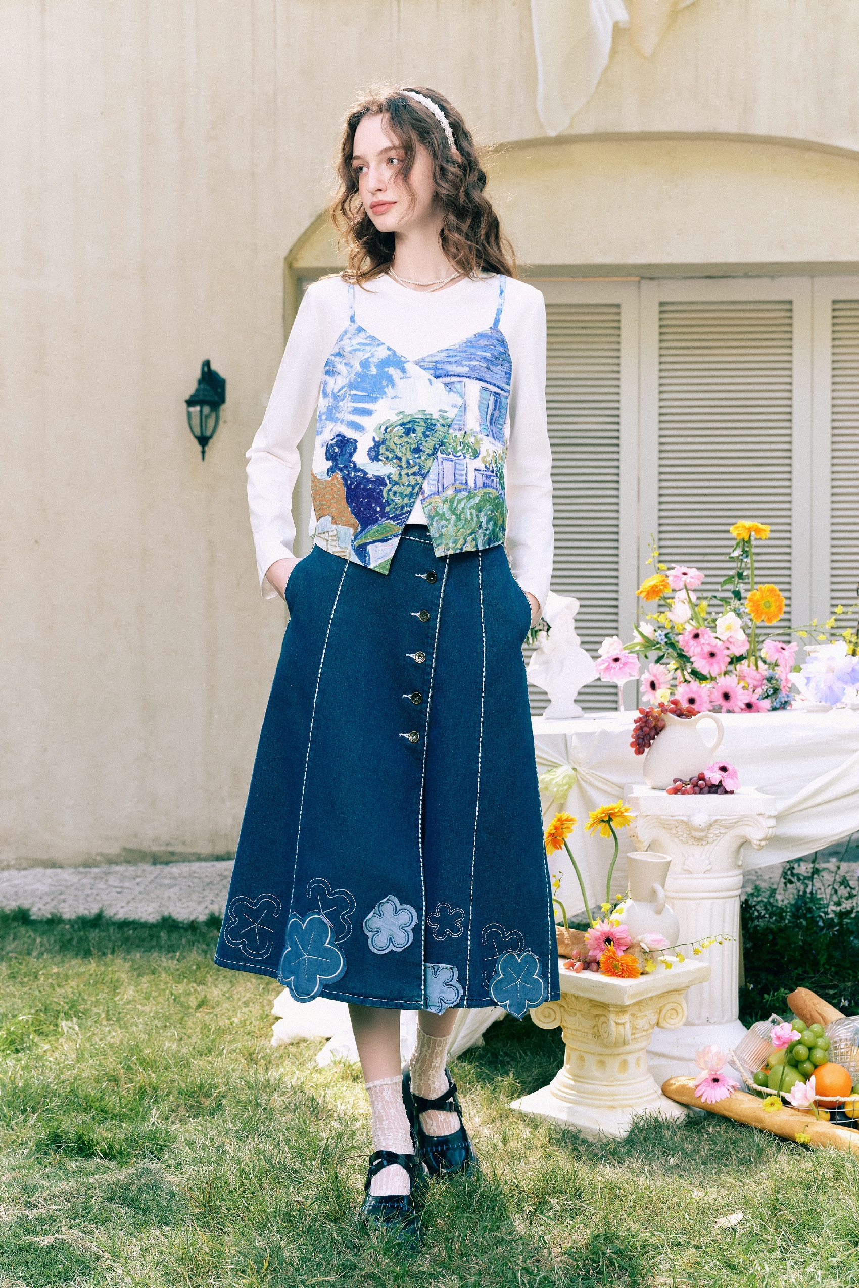 Faux Layered Casual Top