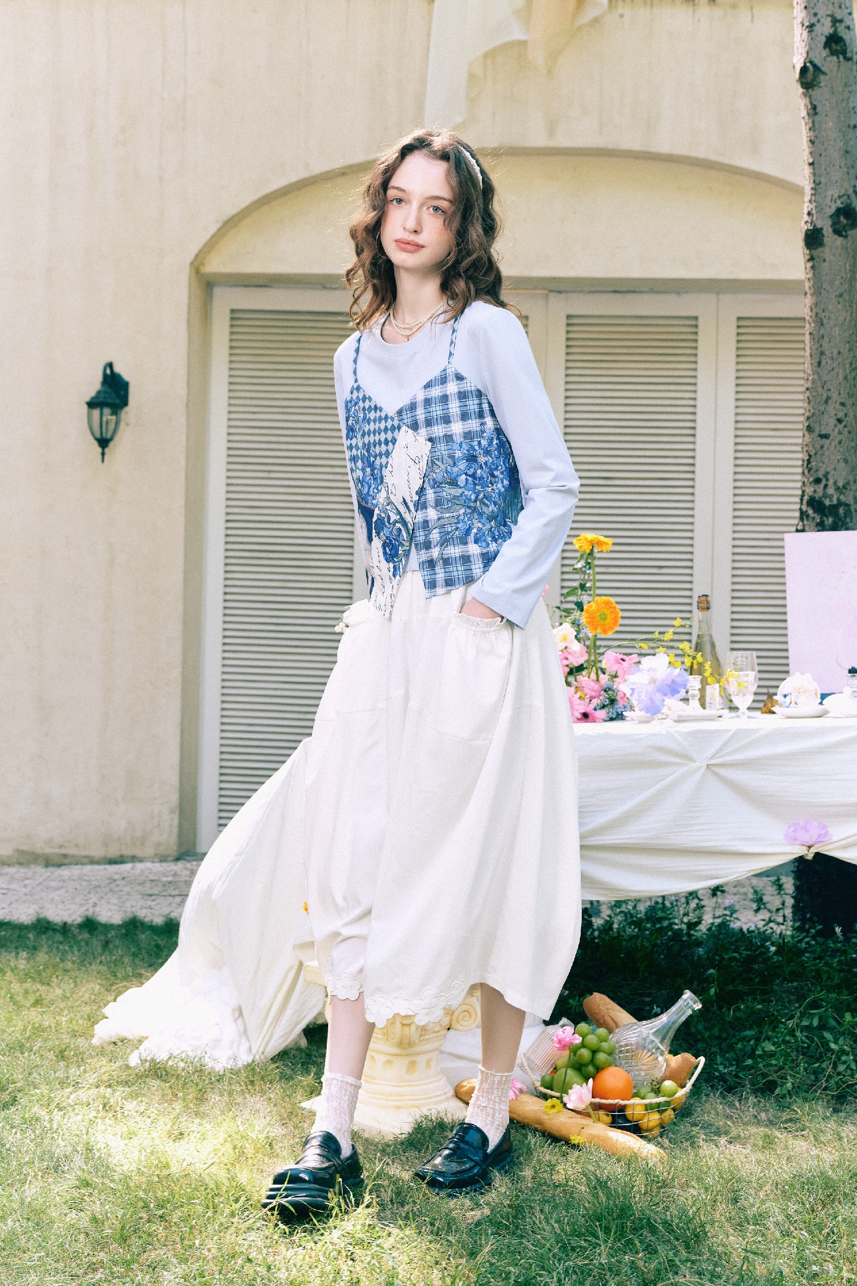 Faux Layered Casual Top