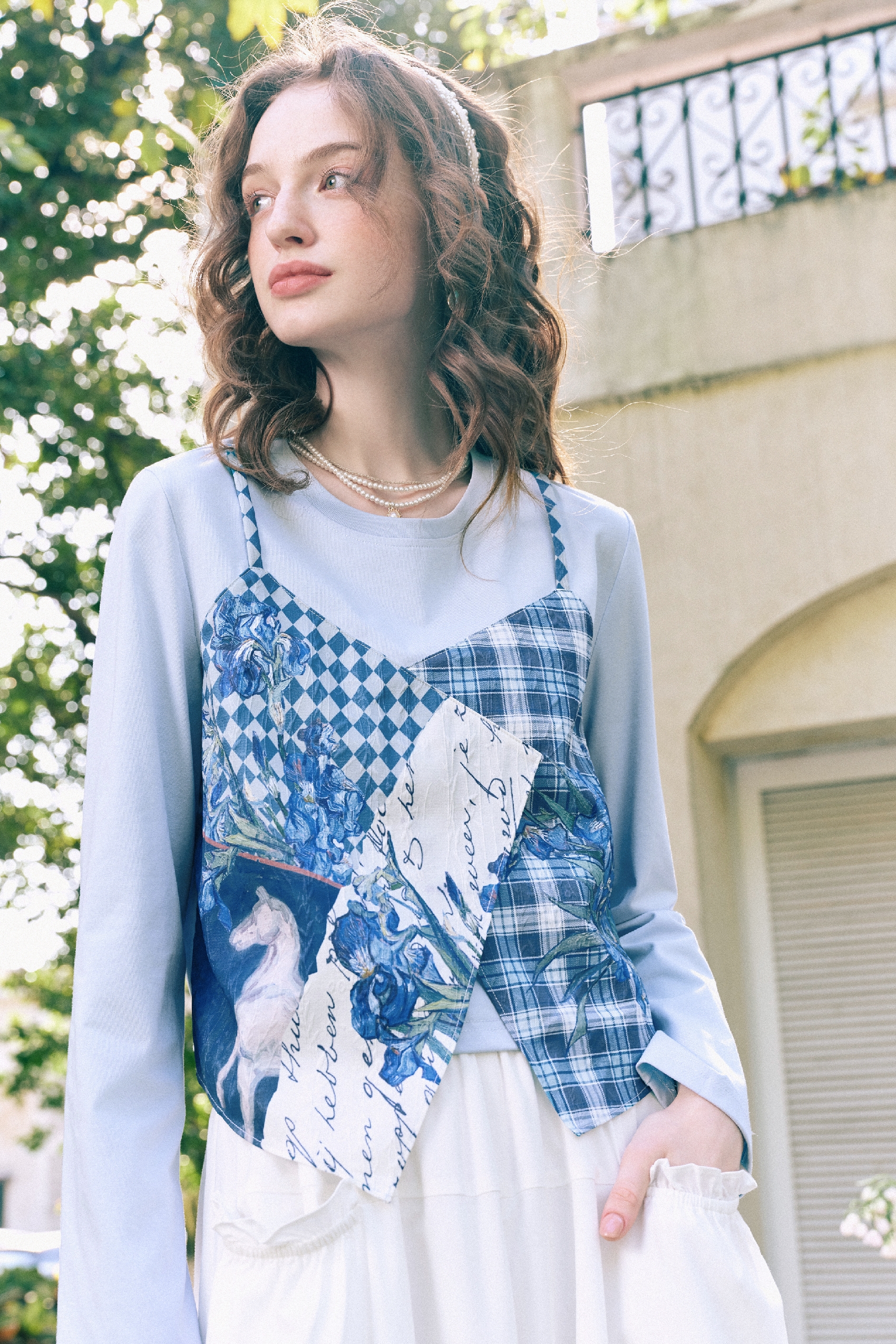 Faux Layered Casual Top