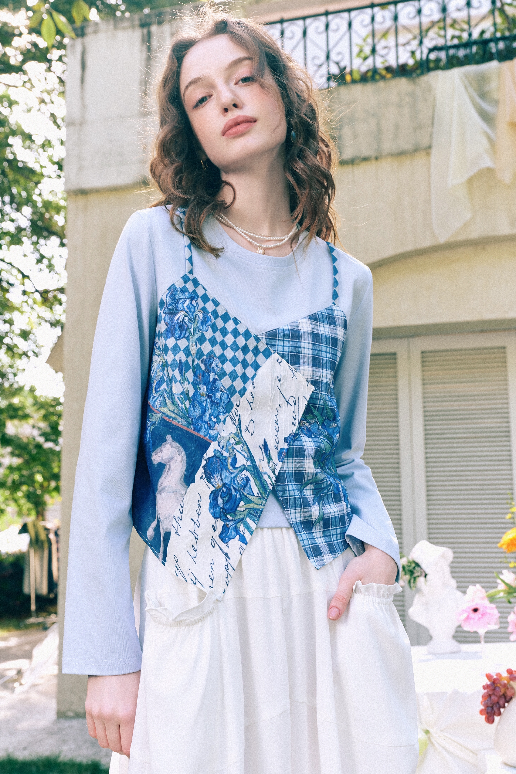 Faux Layered Casual Top