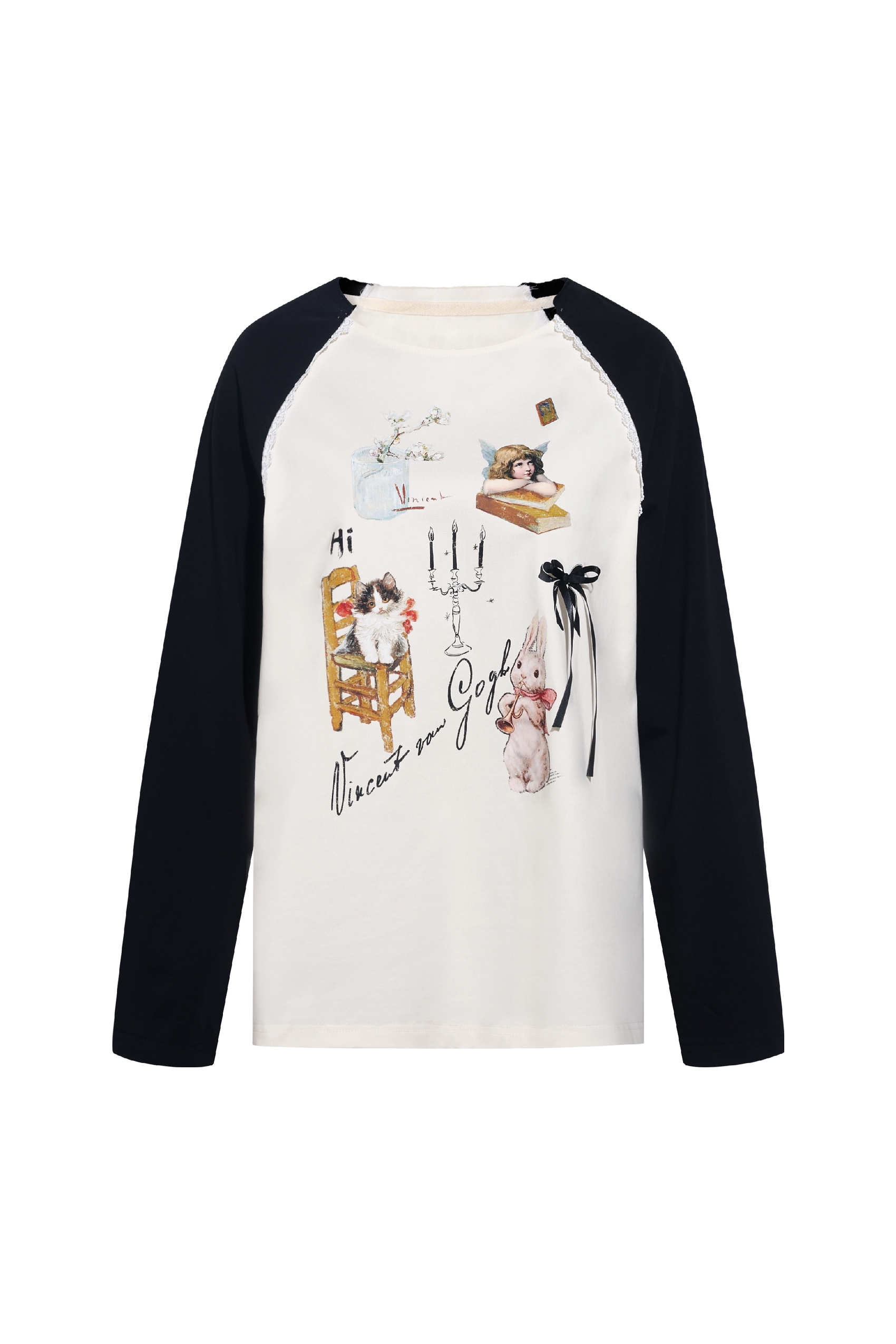 Color-Block Printed T-Shirt