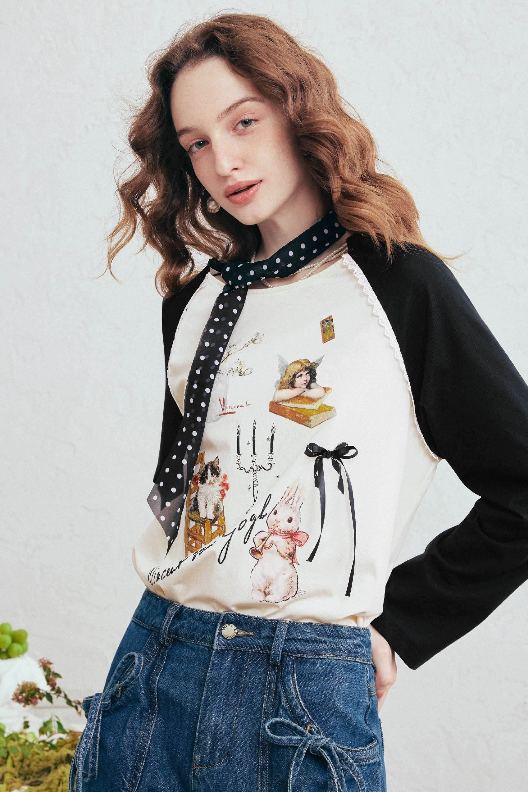 Color-Block Printed T-Shirt