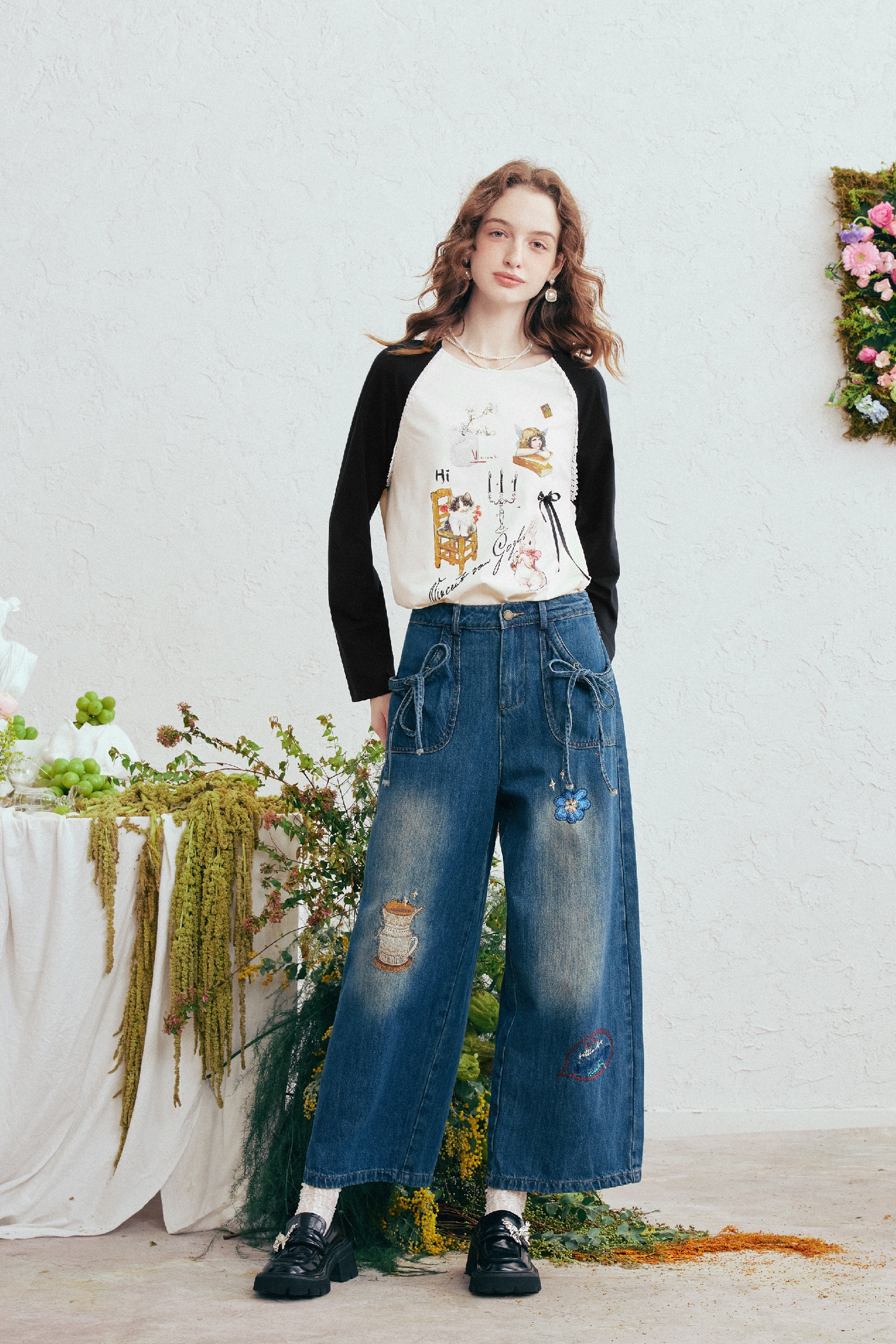 Color-Block Printed T-Shirt