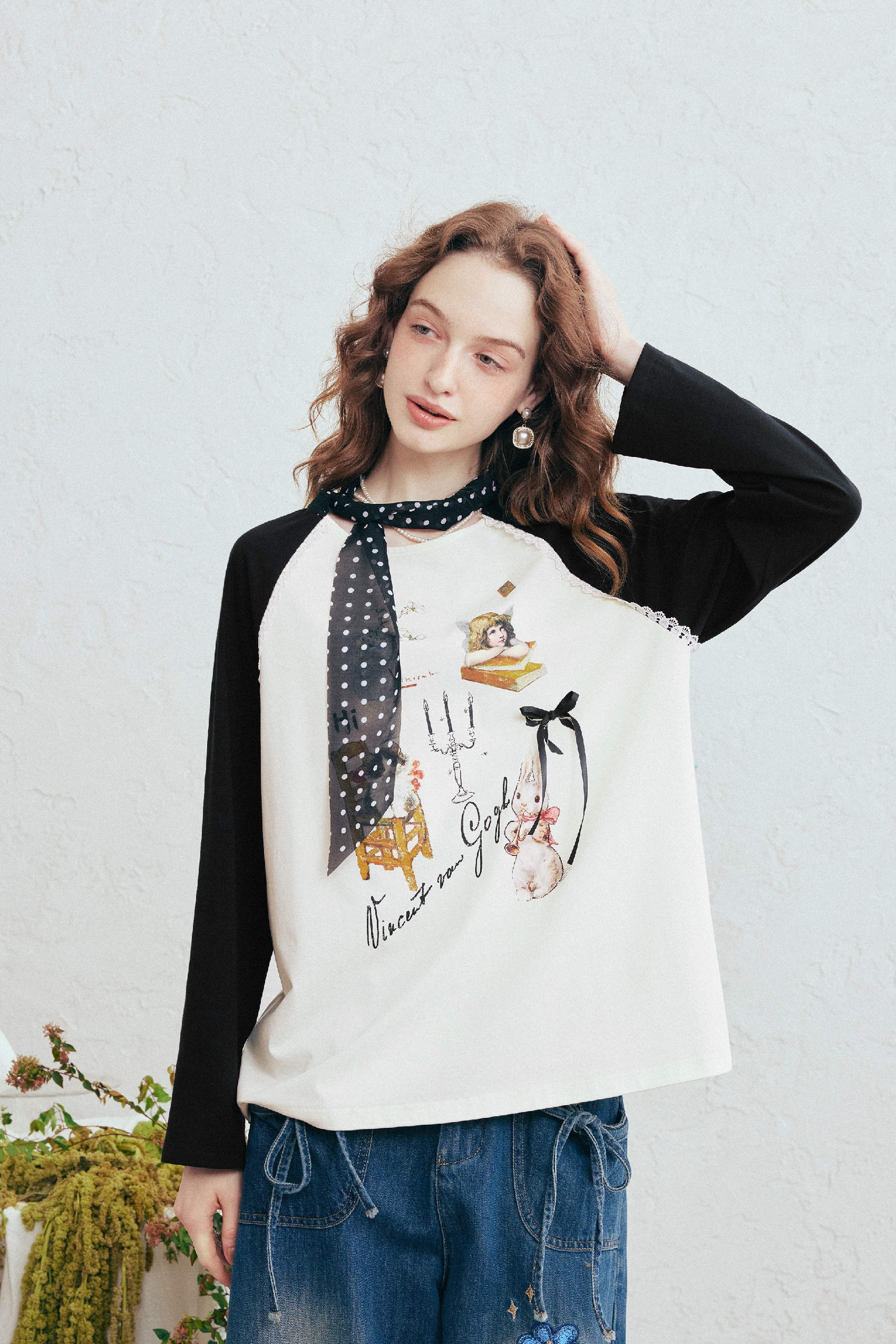 Color-Block Printed T-Shirt