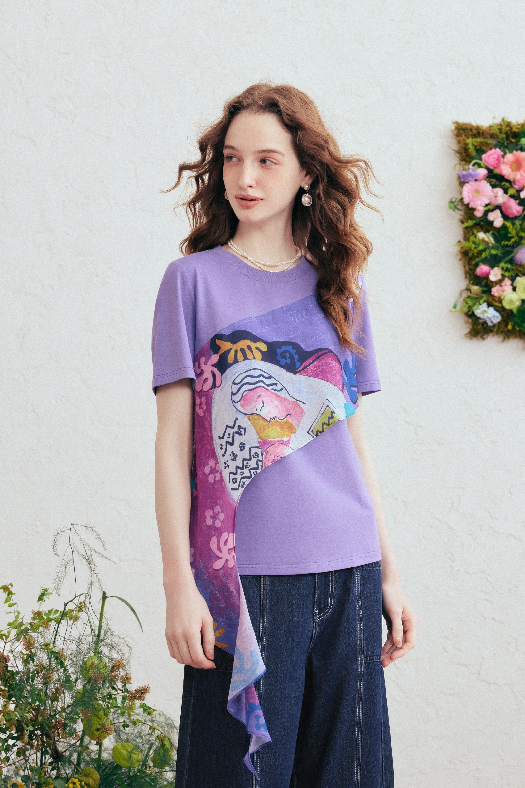 Fashion Color-Block T-Shirt