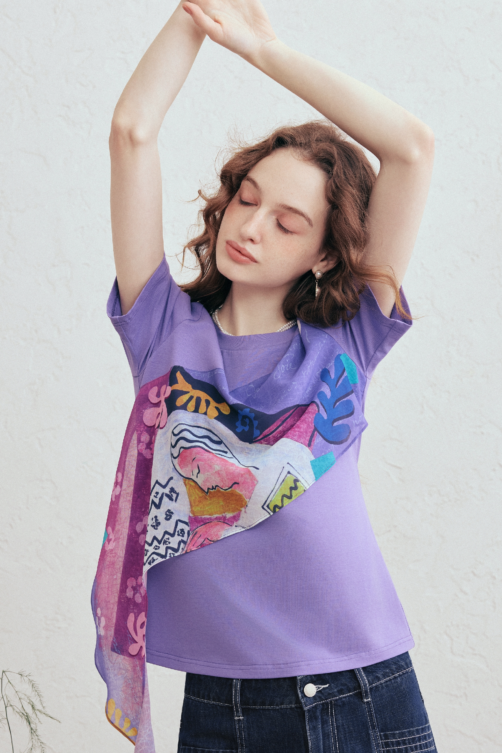 Fashion Color-Block T-Shirt