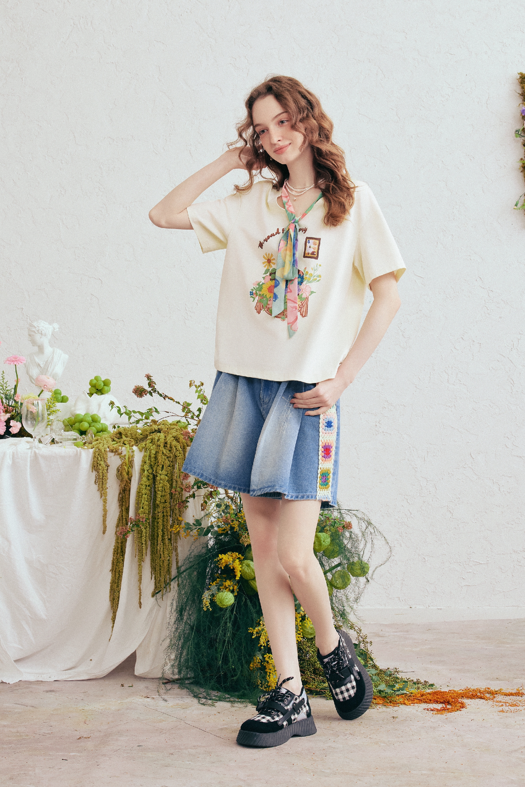 Printed Cotton  T-Shirt