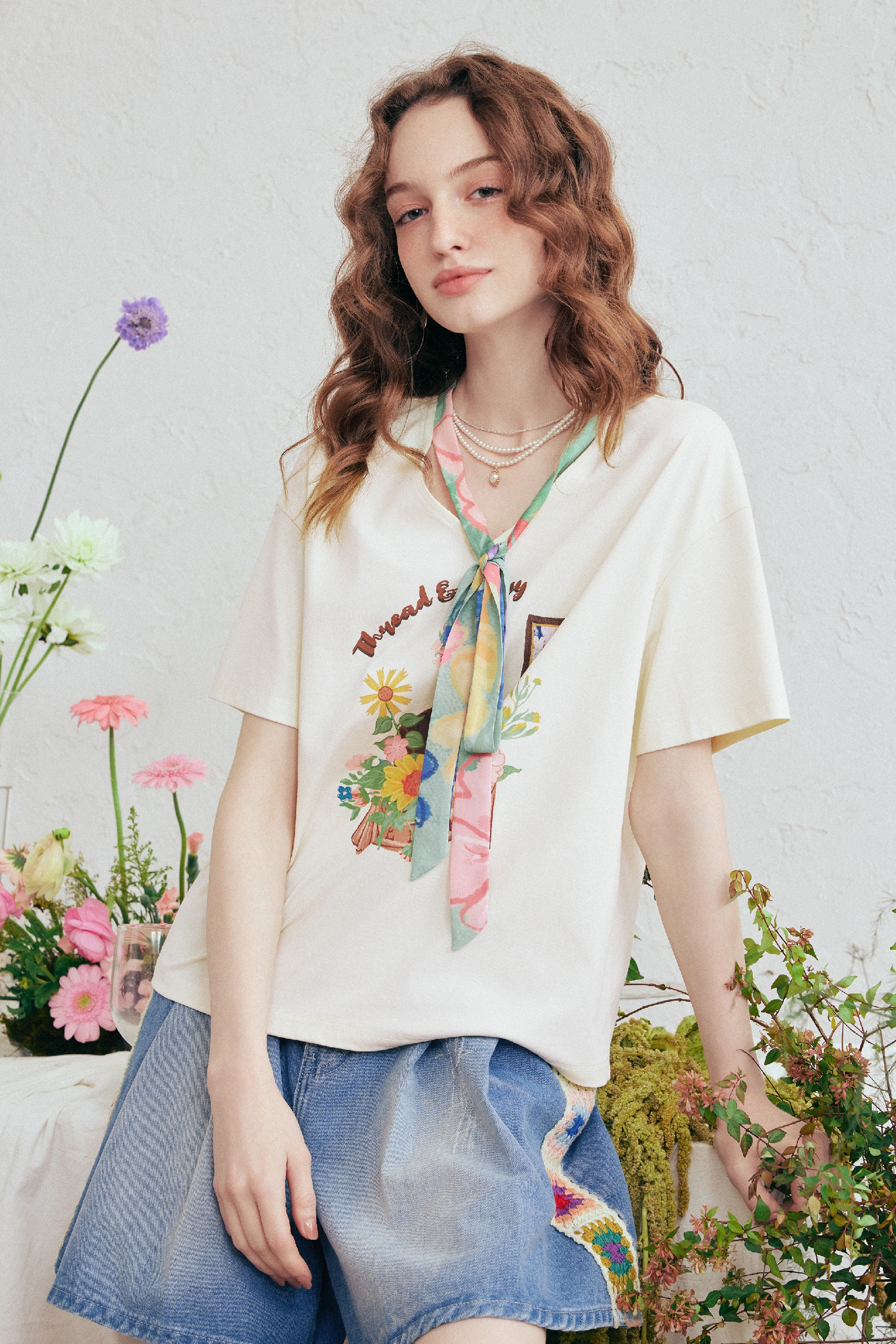 Printed Cotton  T-Shirt