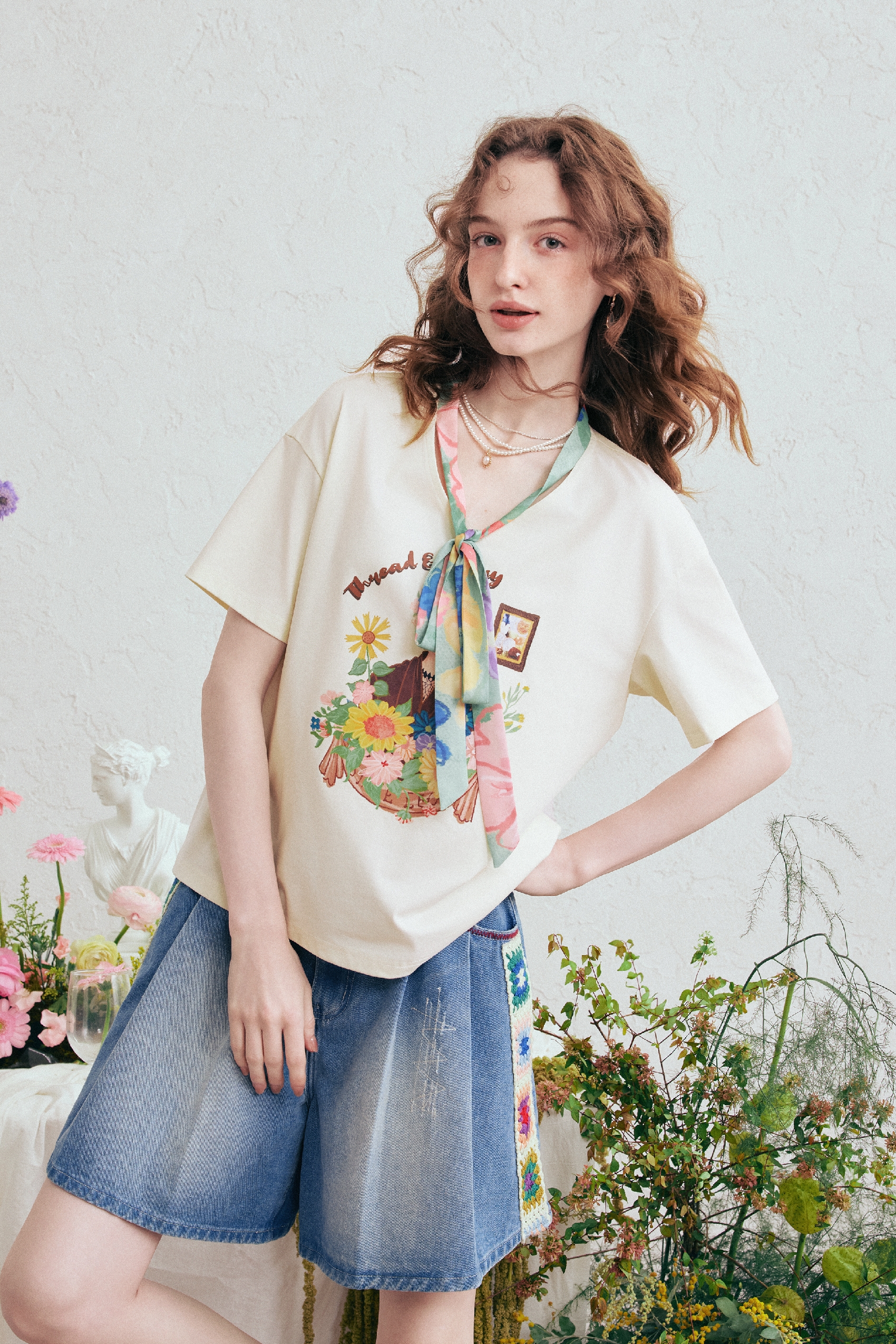 Printed Cotton  T-Shirt