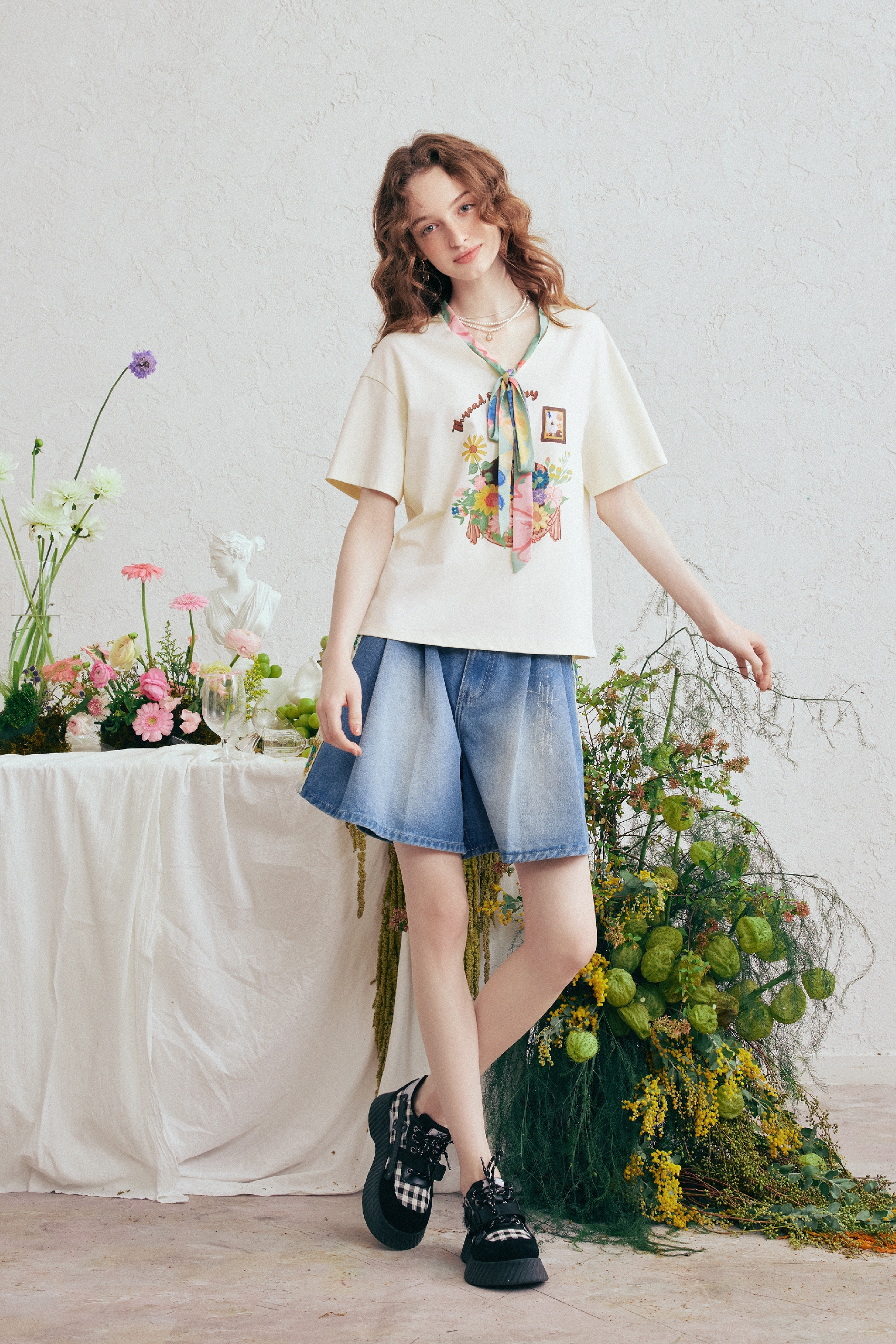 Printed Cotton  T-Shirt