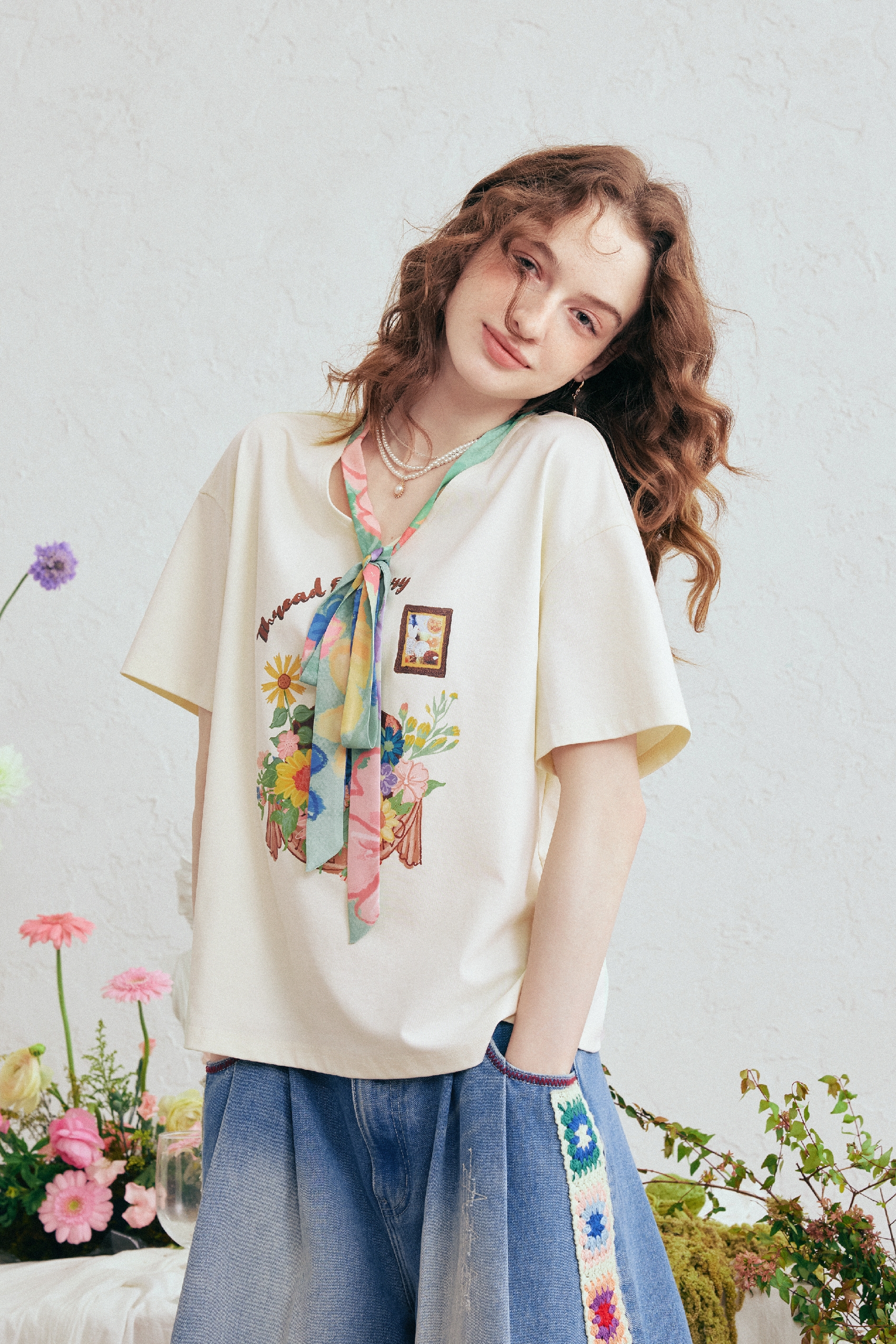 Printed Cotton  T-Shirt