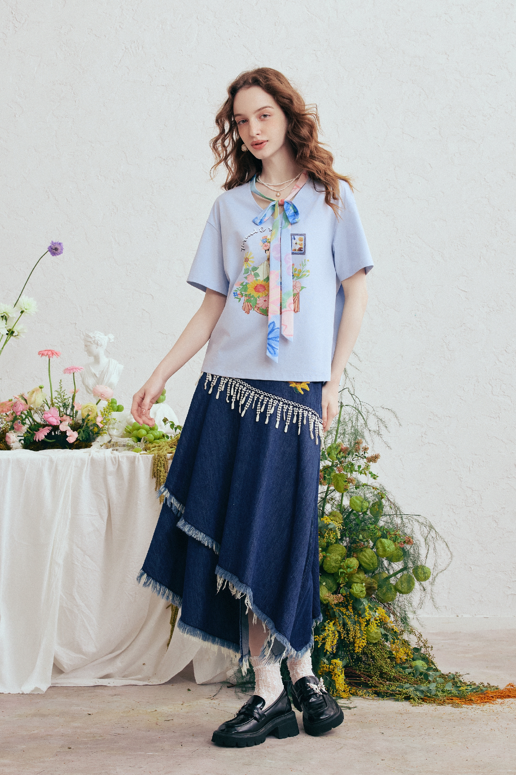 Printed Cotton  T-Shirt