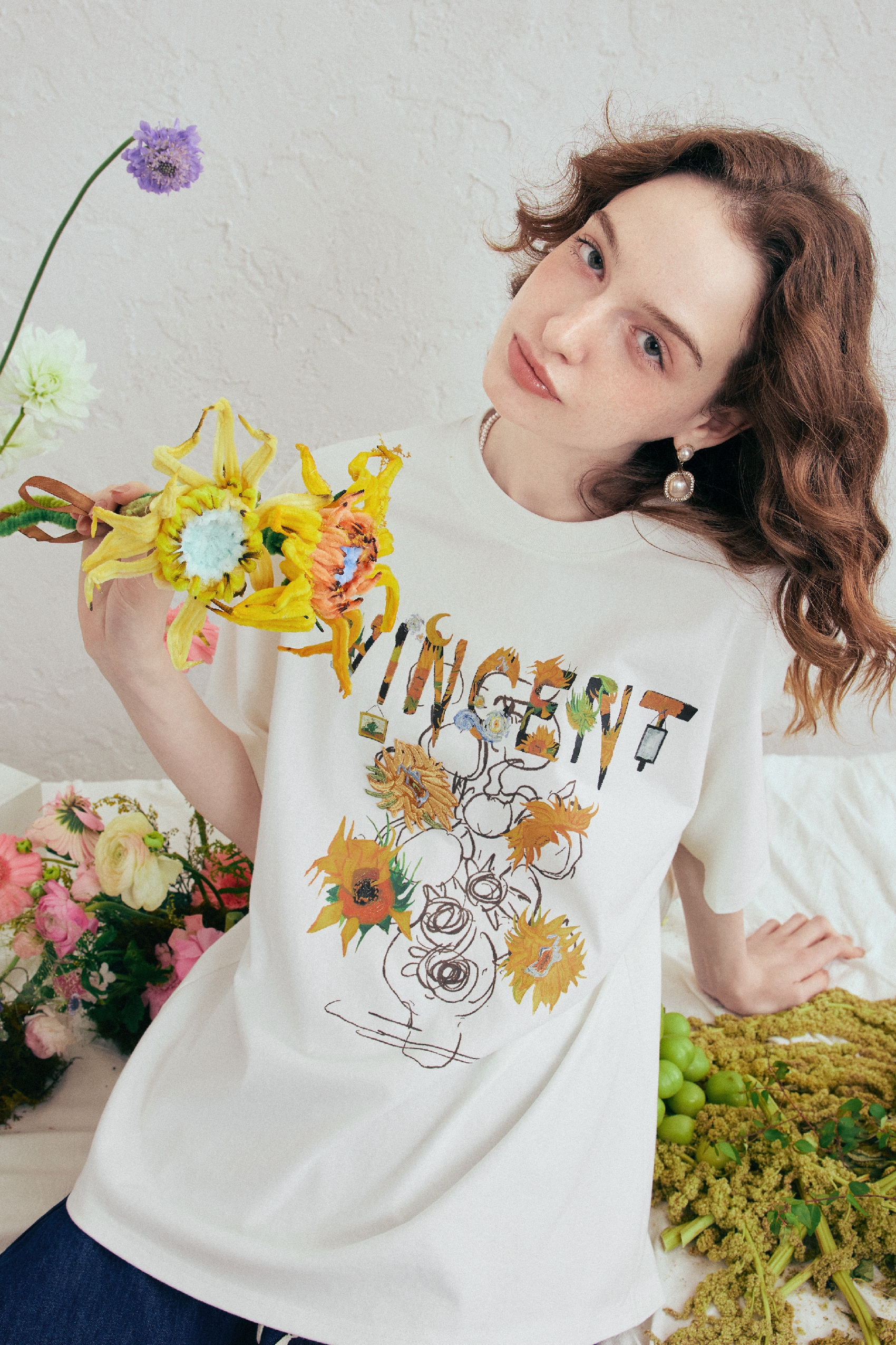 Cotton Embroidered  T-Shirt