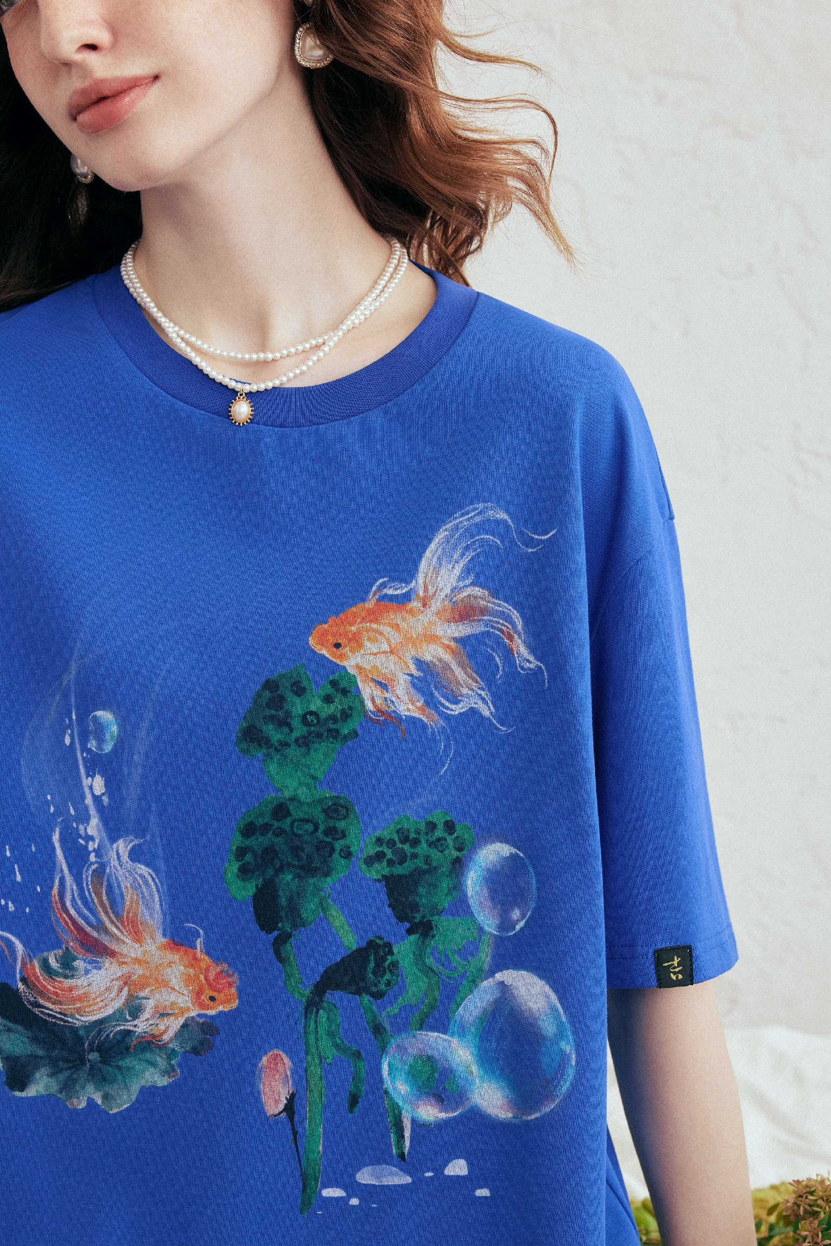 Loose-Fit Cotton Short Sleeve T-Shirt