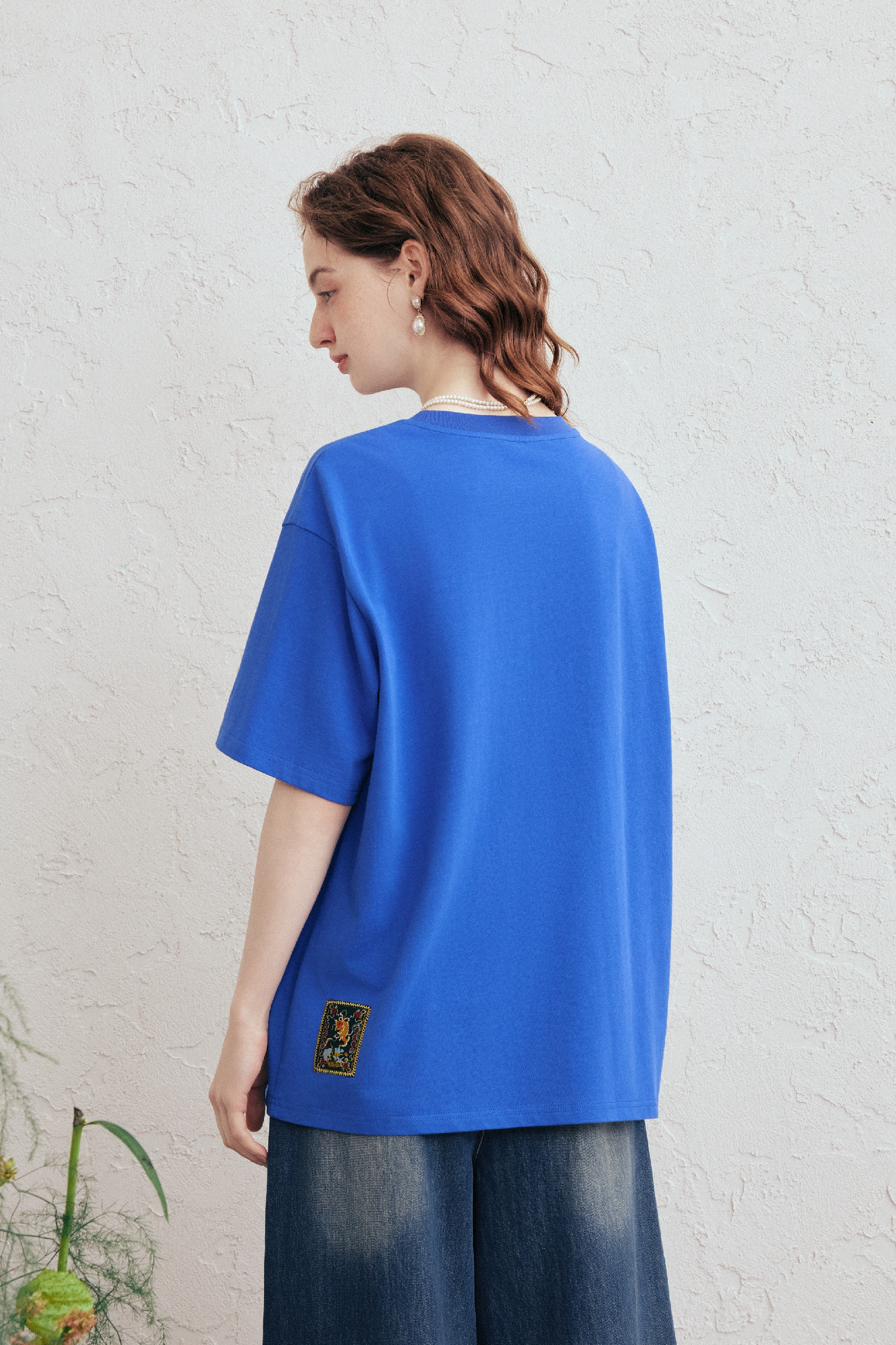 Loose-Fit Cotton Short Sleeve T-Shirt