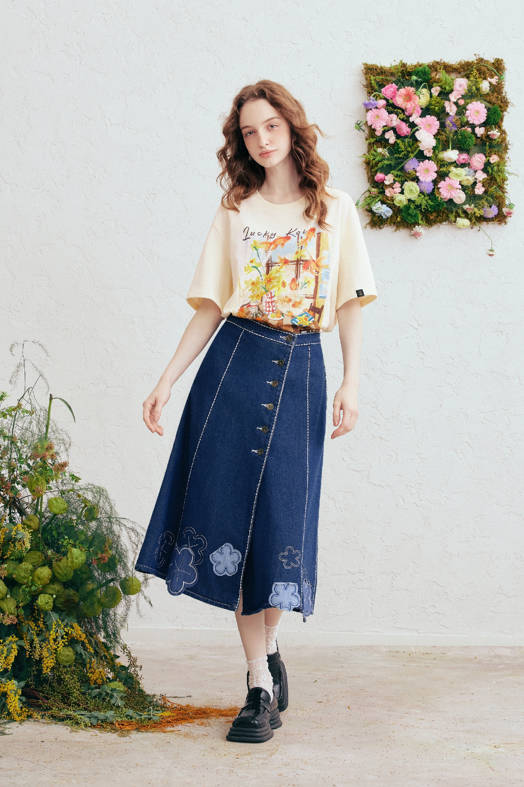 Loose-Fit Cotton Short Sleeve T-Shirt