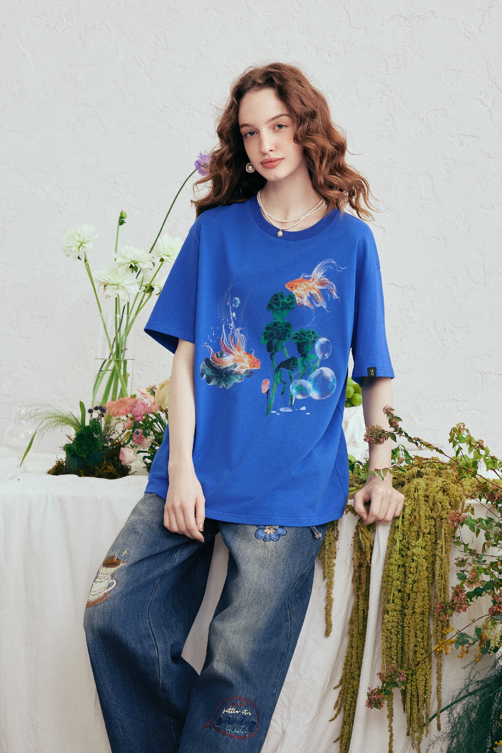 Loose-Fit Cotton Short Sleeve T-Shirt