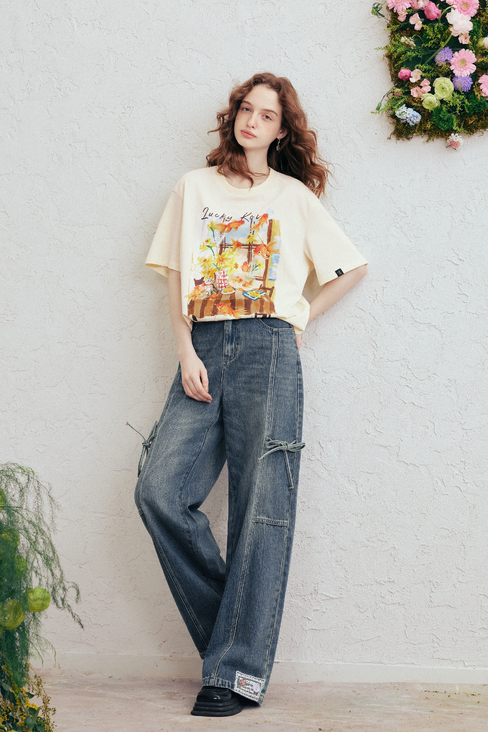 Loose-Fit Cotton Short Sleeve T-Shirt