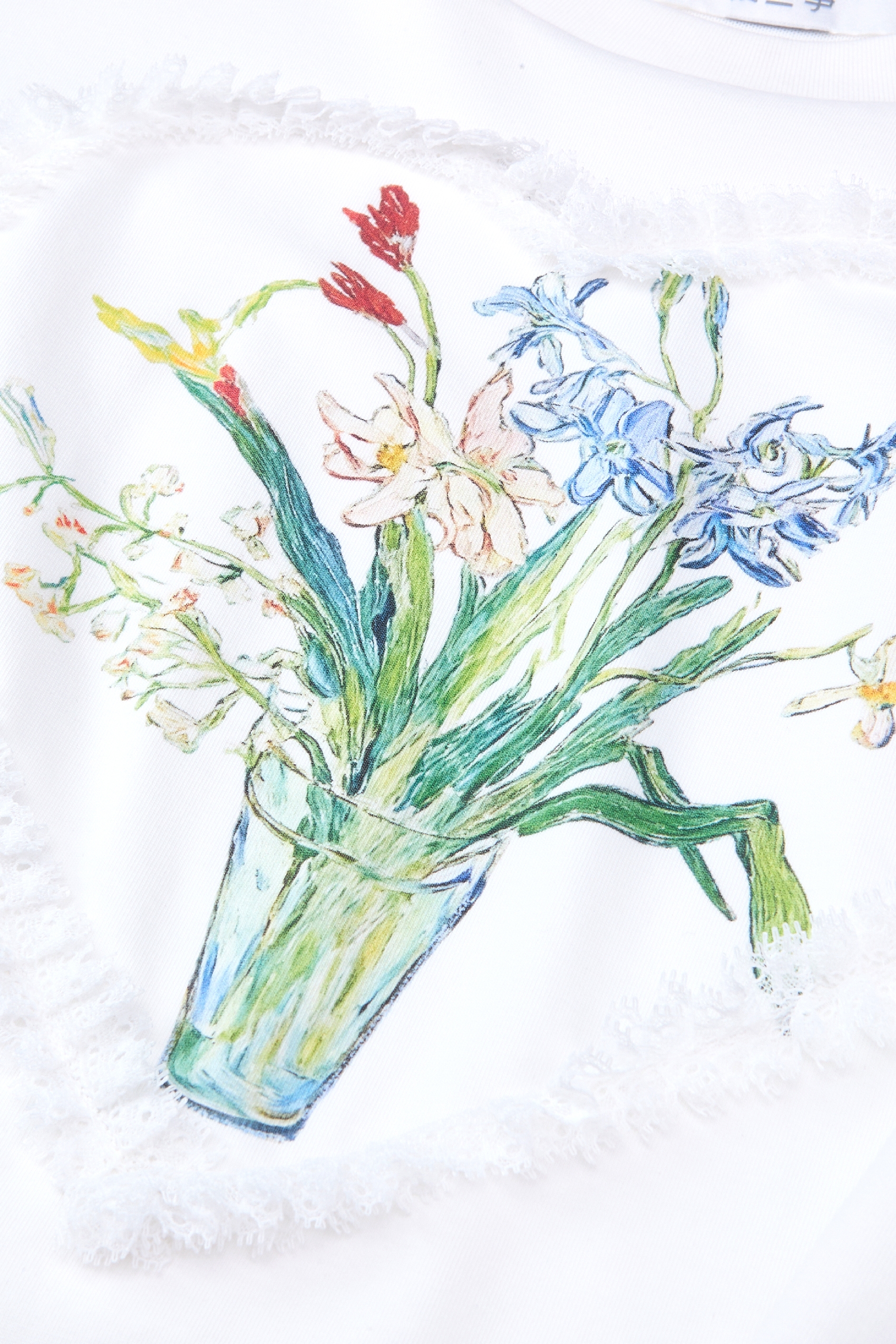 Printed Lace T-Shirt