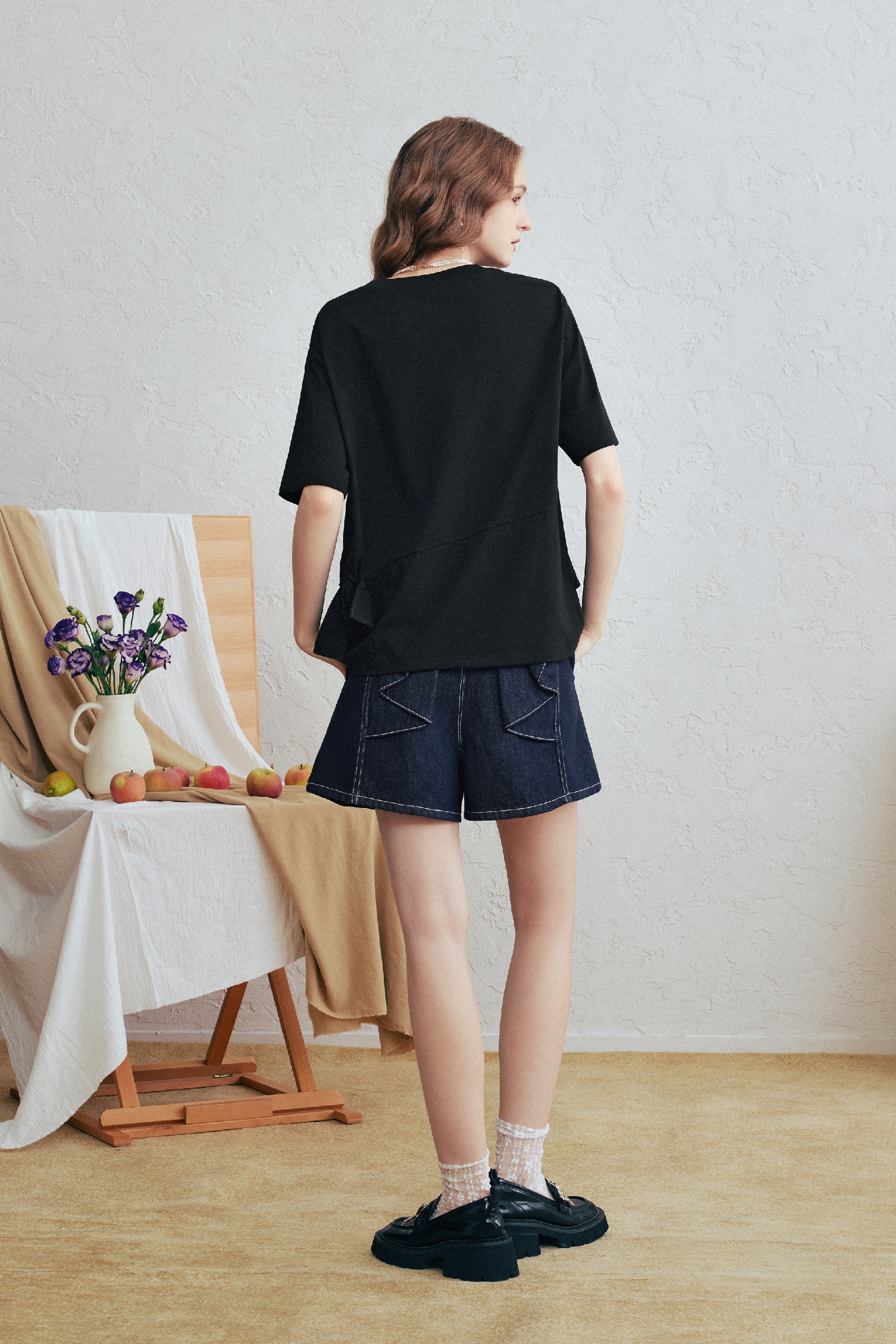 Printed Patchwork T-Shirt