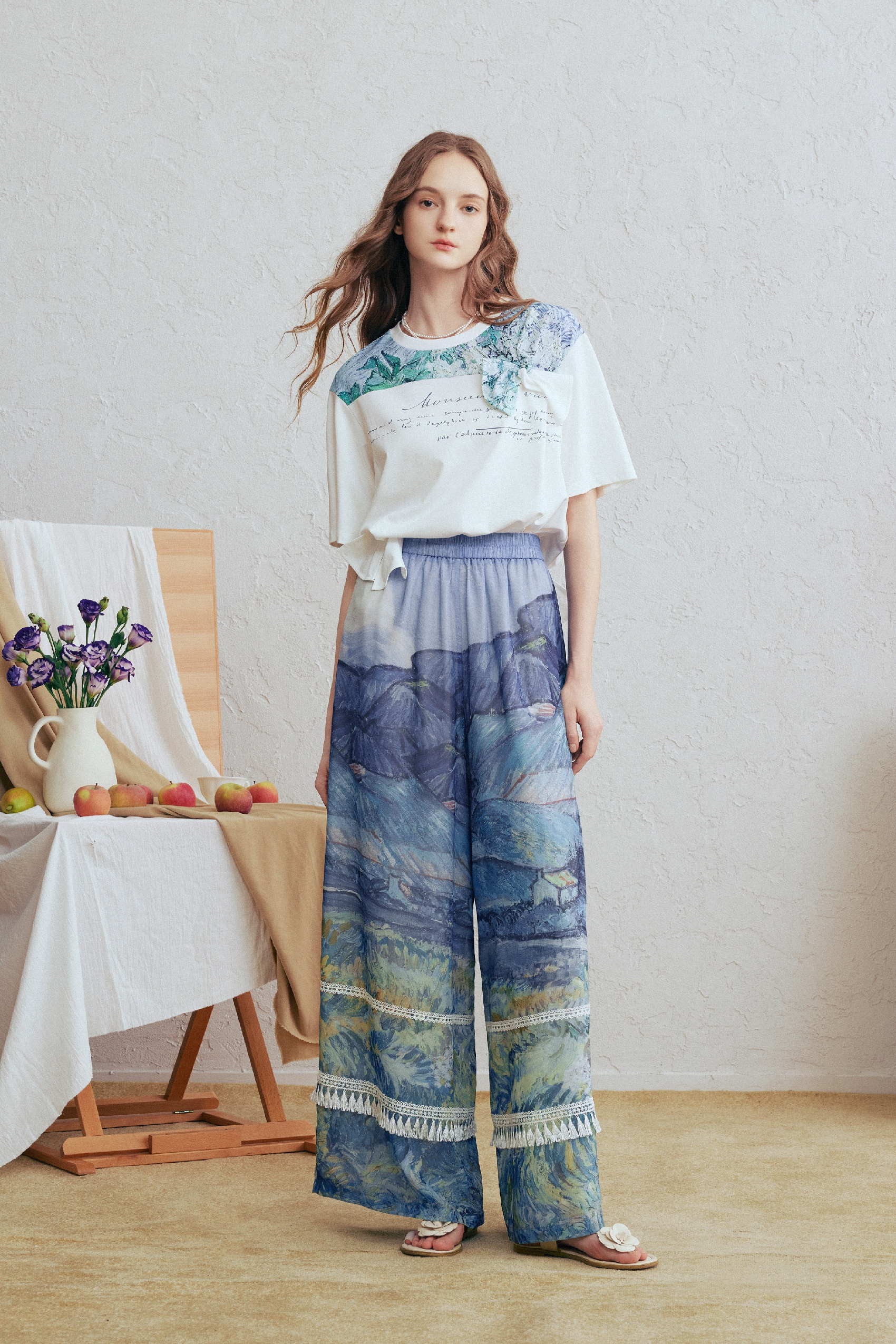 Printed Patchwork T-Shirt