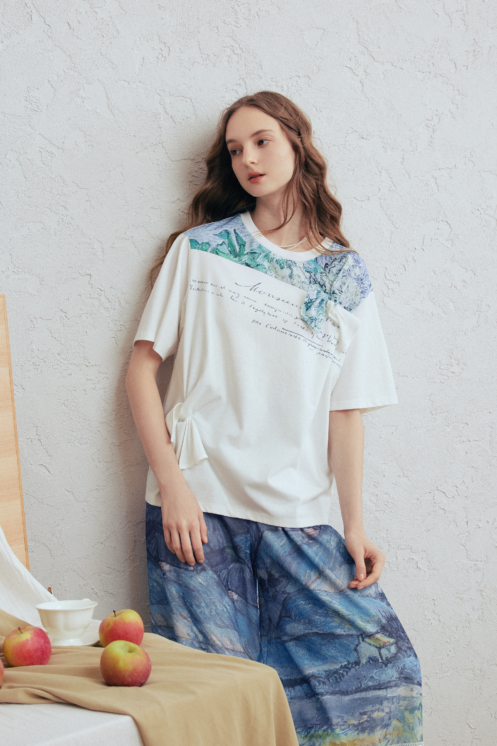 Printed Patchwork T-Shirt