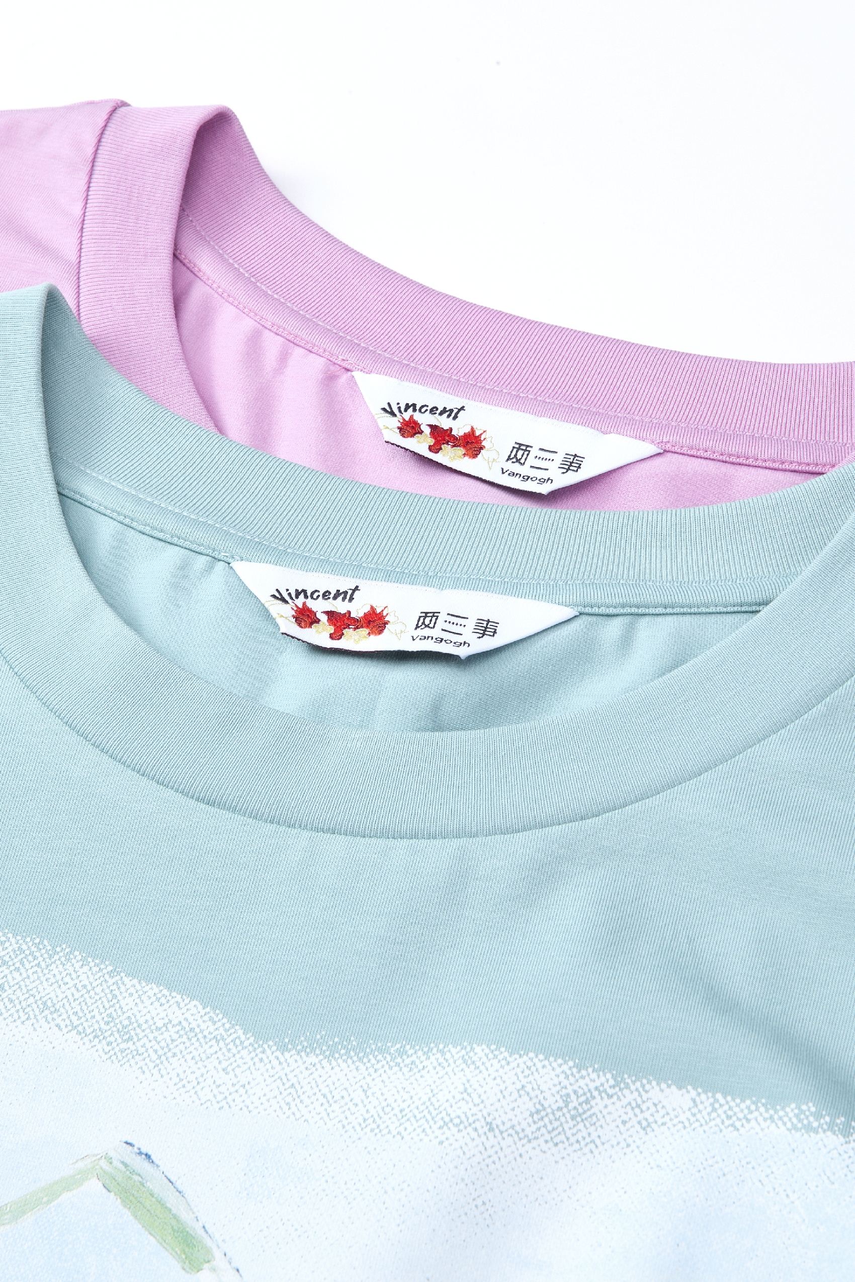 Crochet Flower Printed T-Shirt