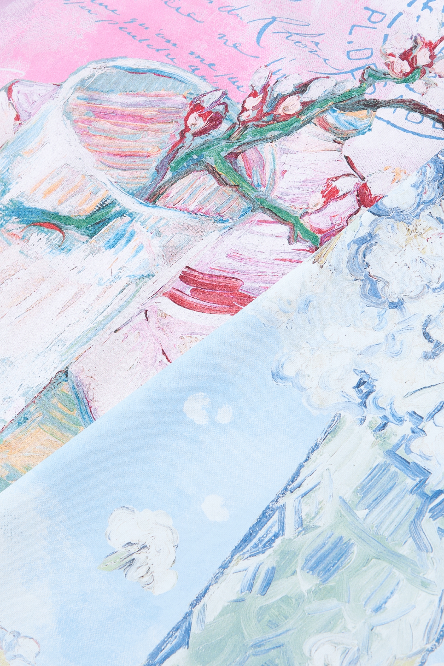 Crochet Flower Printed T-Shirt