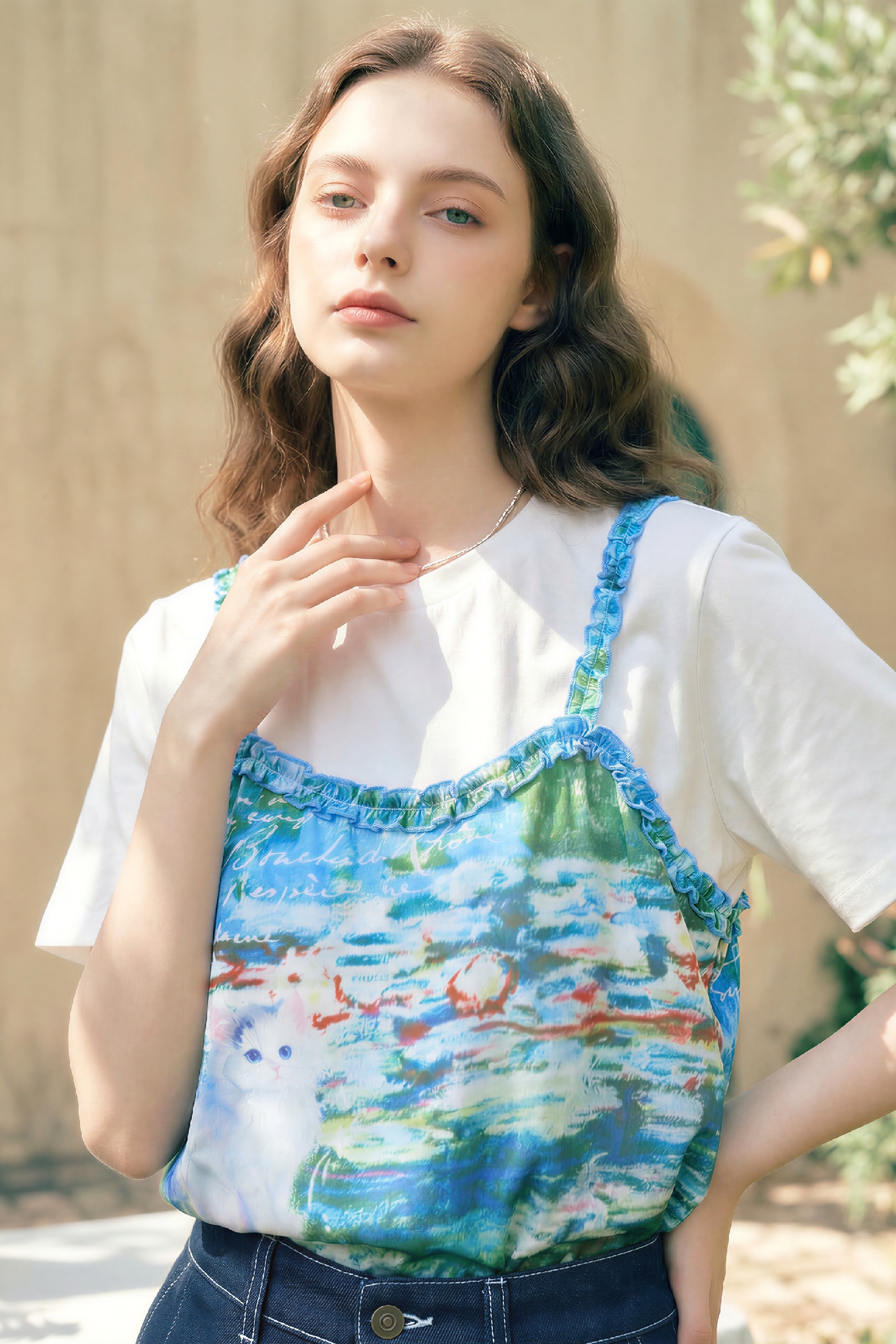 White Relaxed-Fit T-Shirt