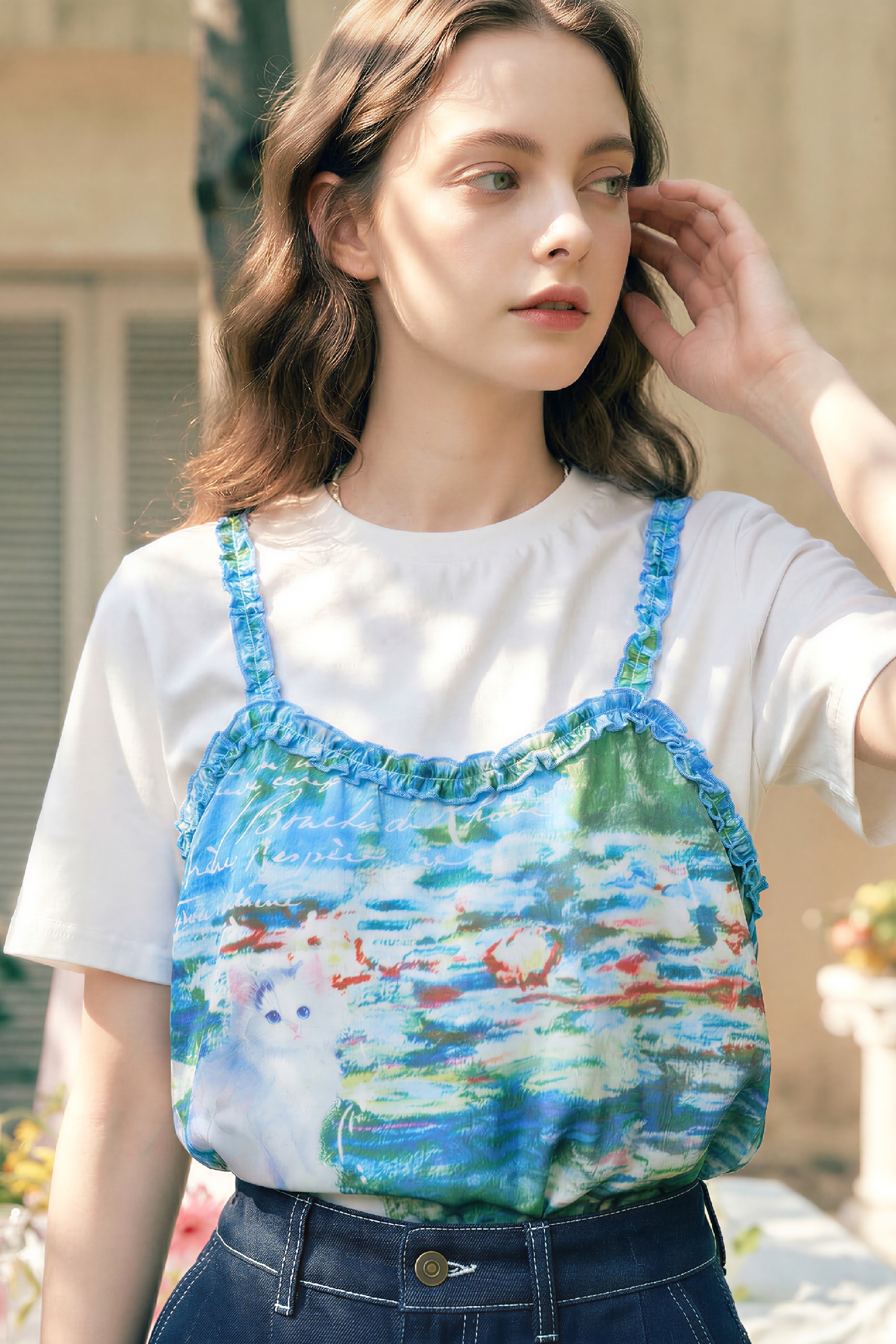 White Relaxed-Fit T-Shirt