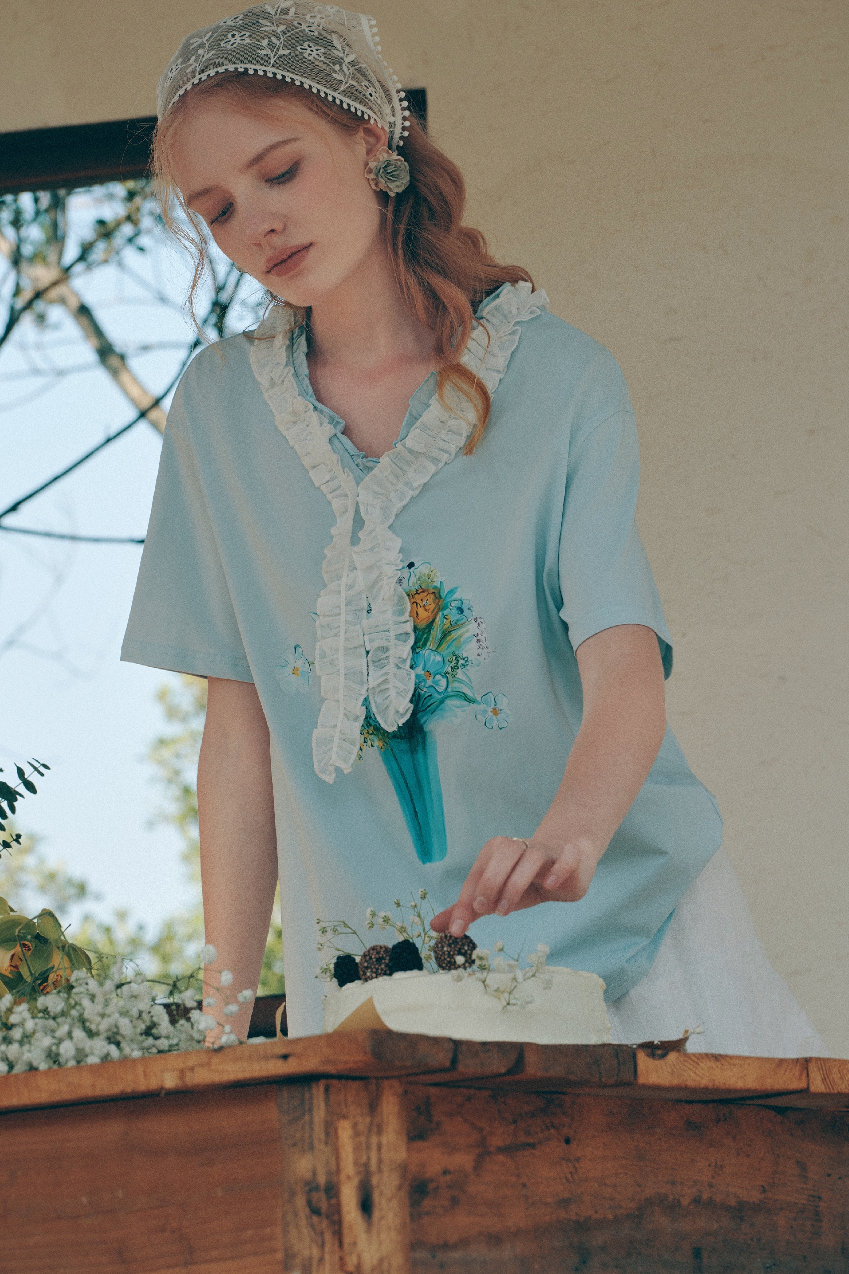 V-Neck Printed T-Shirt