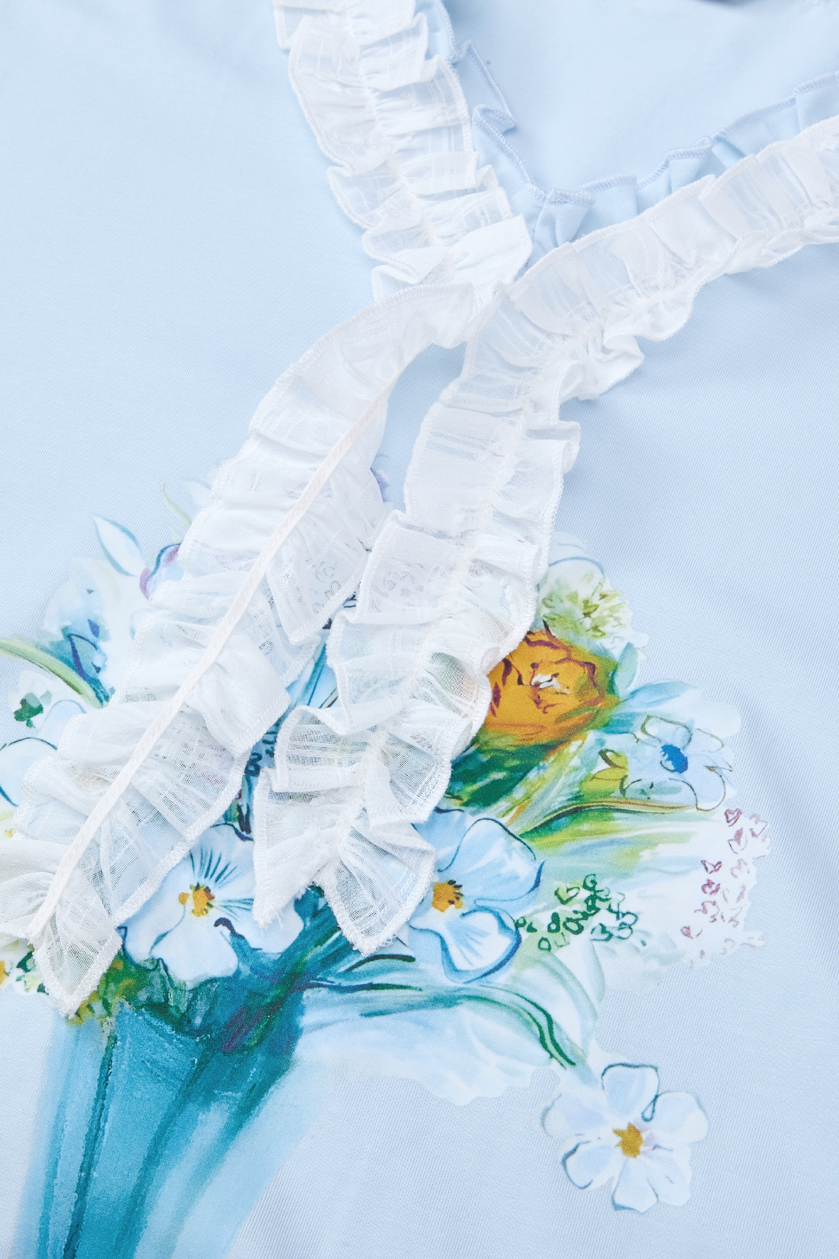 V-Neck Printed T-Shirt