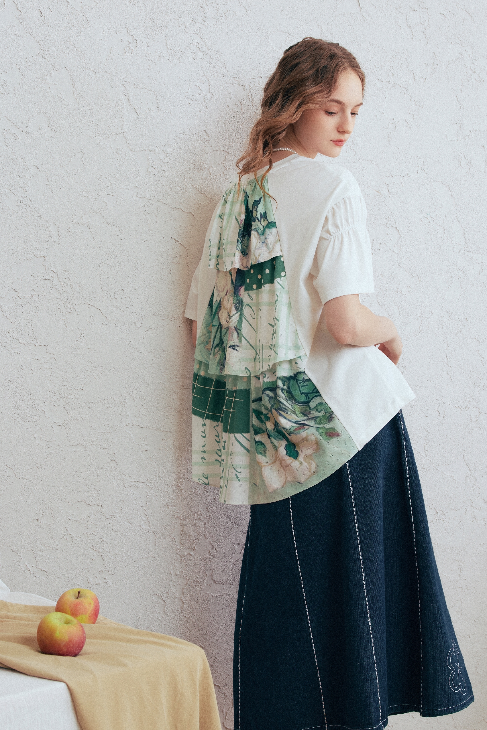 White Embroidered T-Shirt