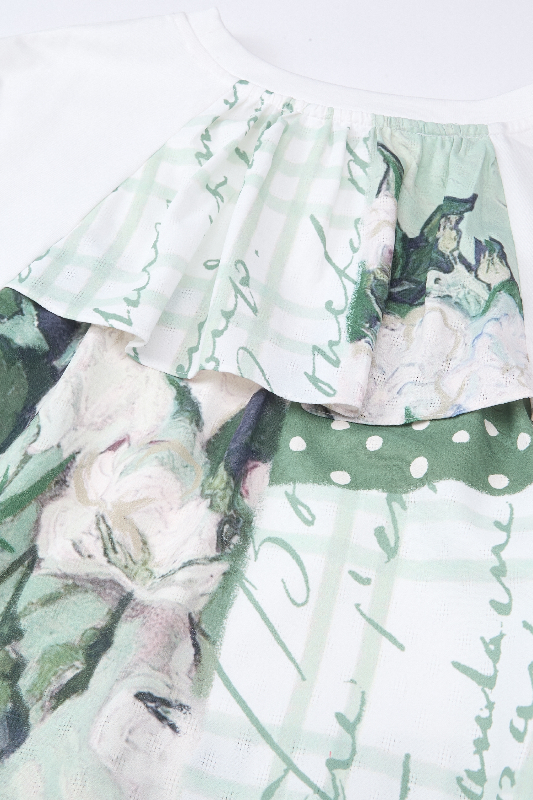 White Embroidered T-Shirt