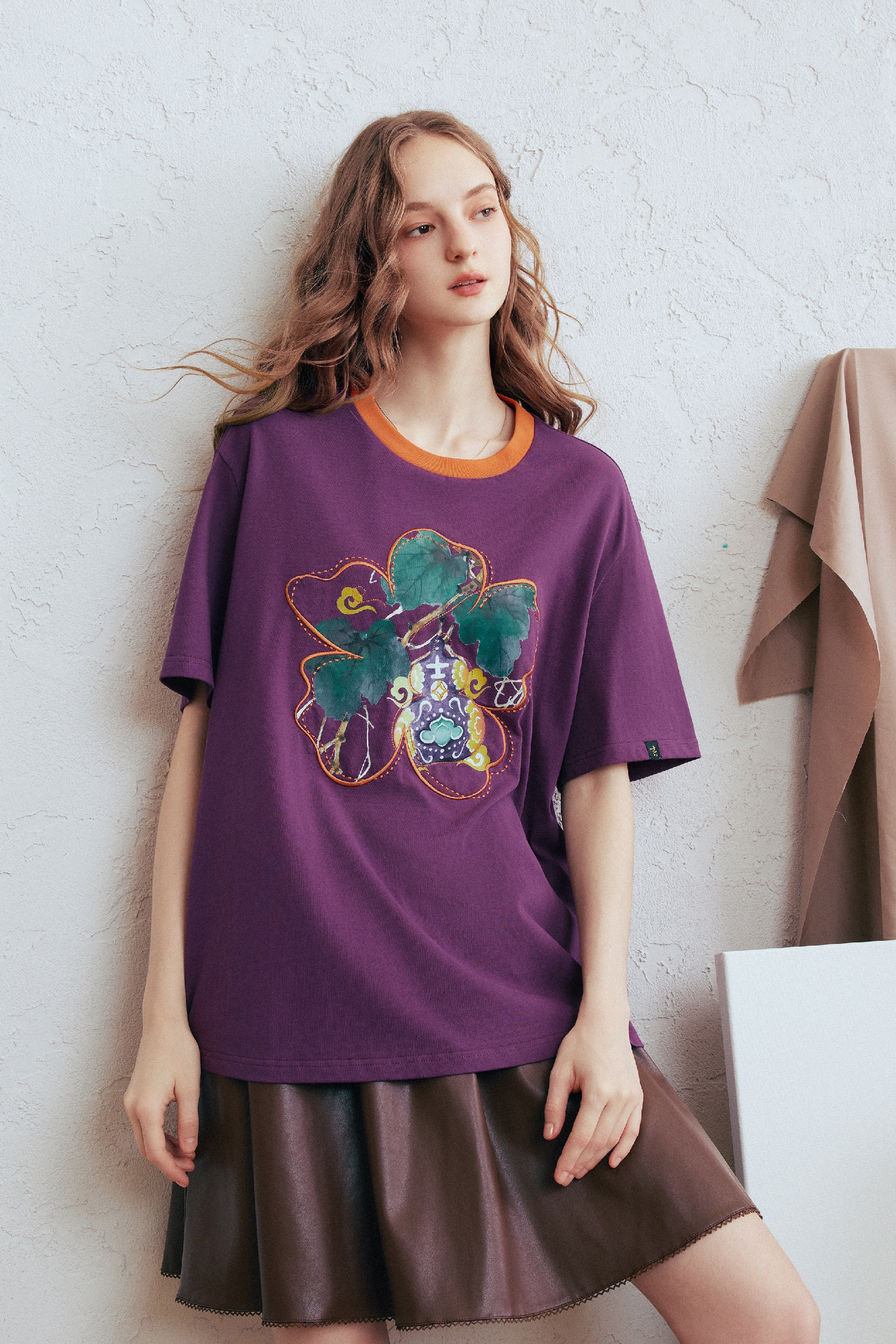 Vintage Print Short Sleeve T-Shirt