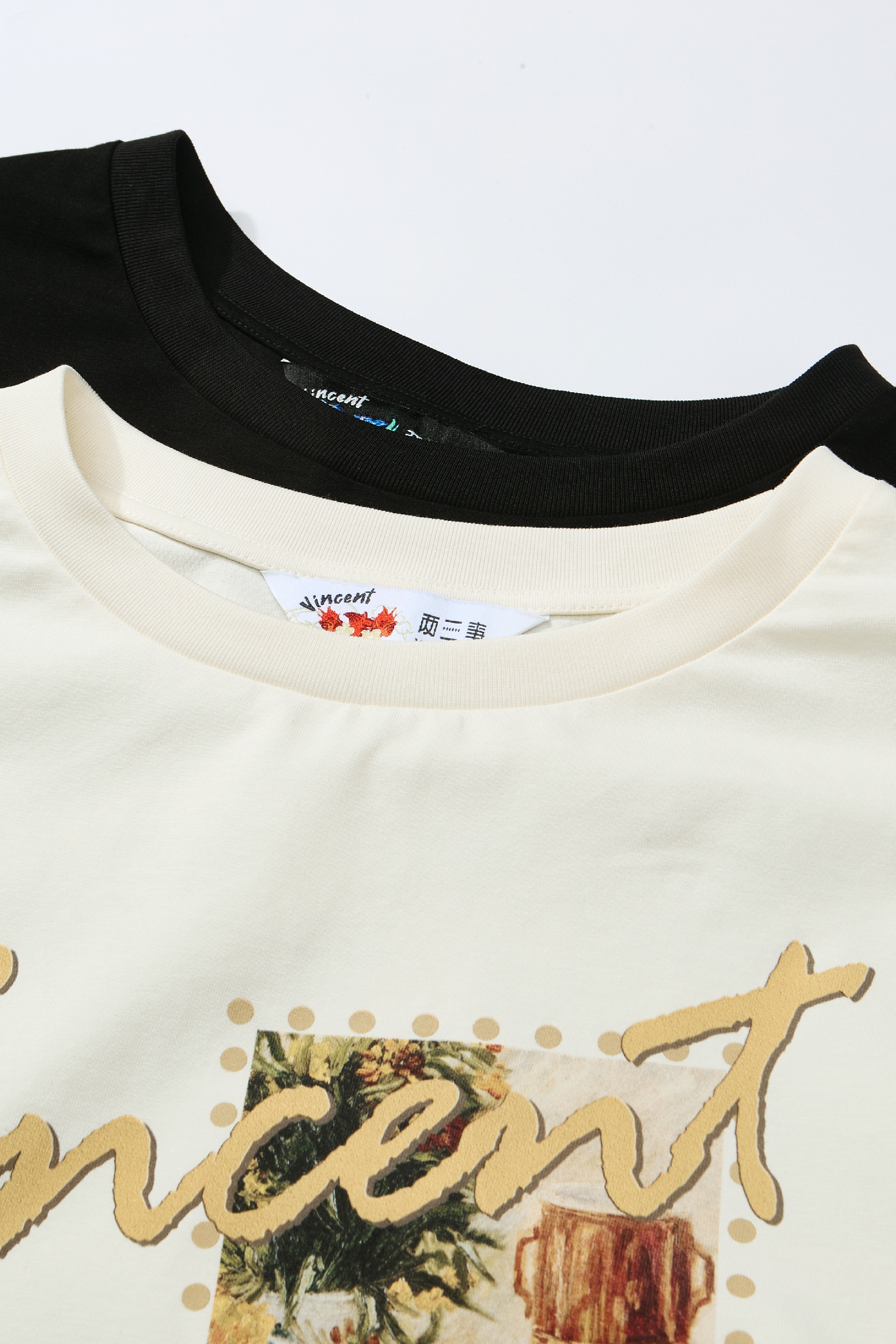 Loose-Fit Printed Long Sleeve T-Shirt