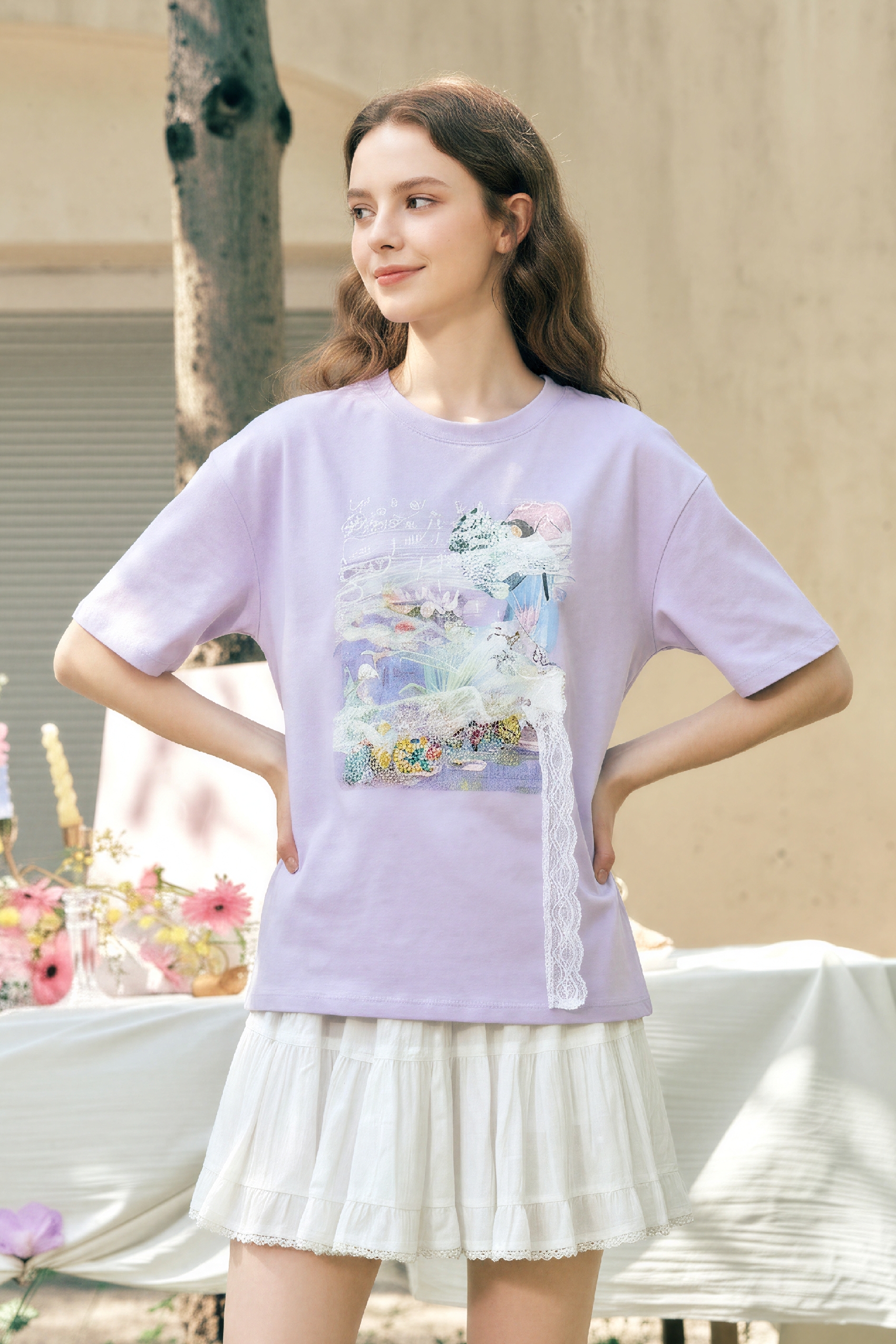 Loose Fit Printed T-Shirt