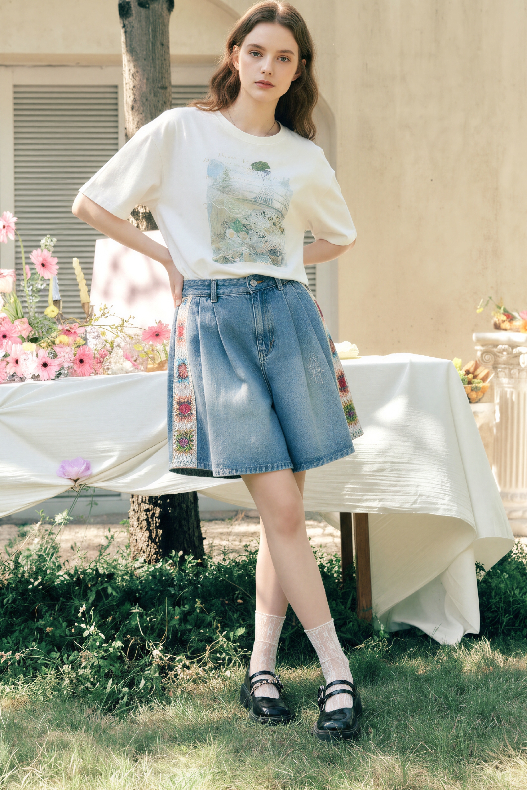 Loose Fit Printed T-Shirt