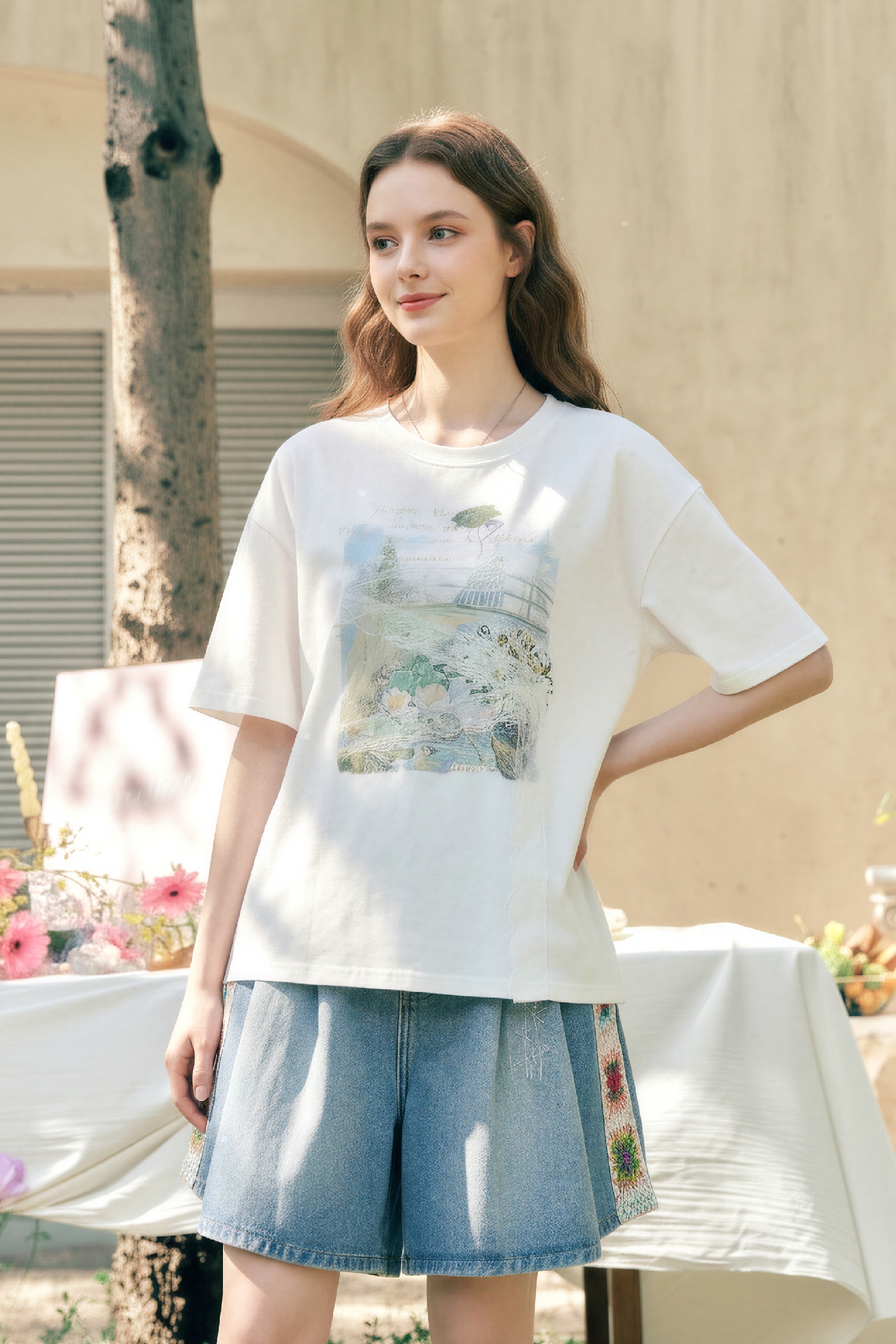 Loose Fit Printed T-Shirt