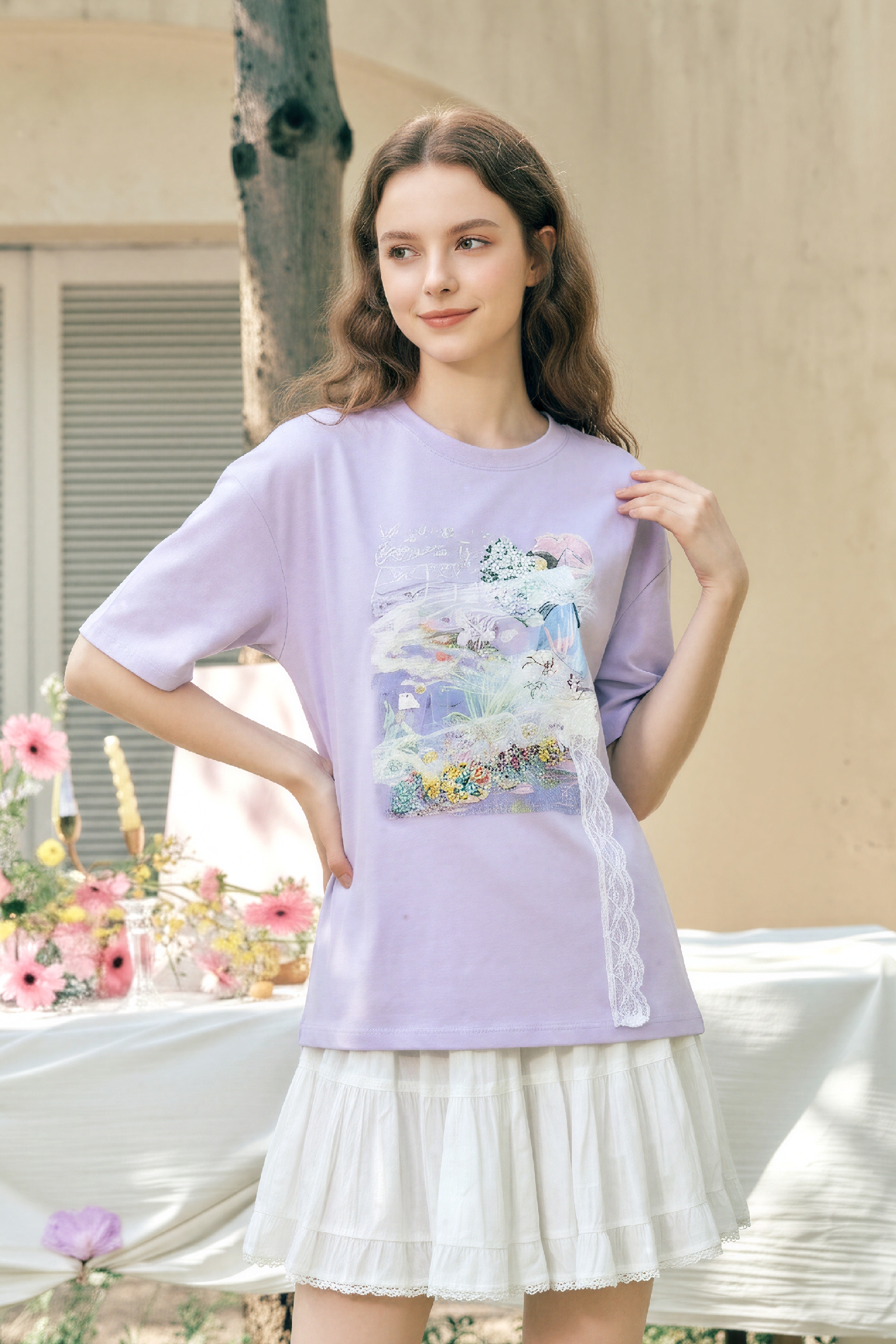 Loose Fit Printed T-Shirt