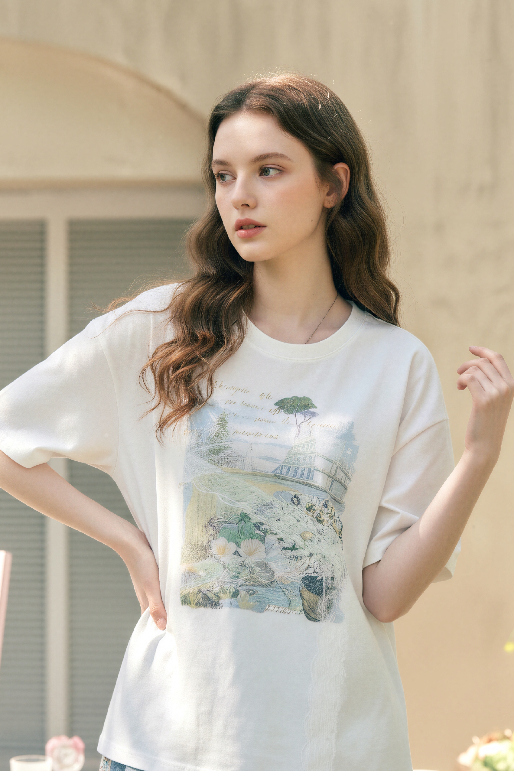 Loose Fit Printed T-Shirt