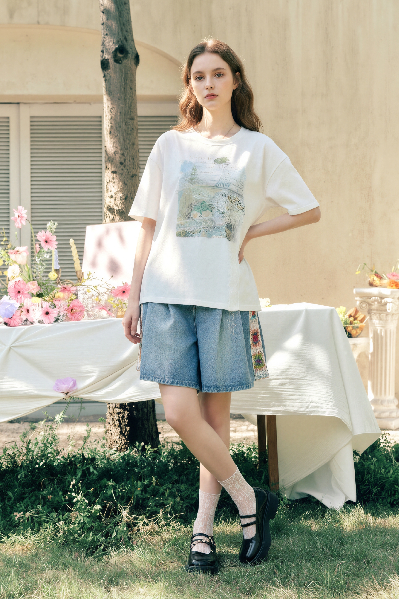 Loose Fit Printed T-Shirt