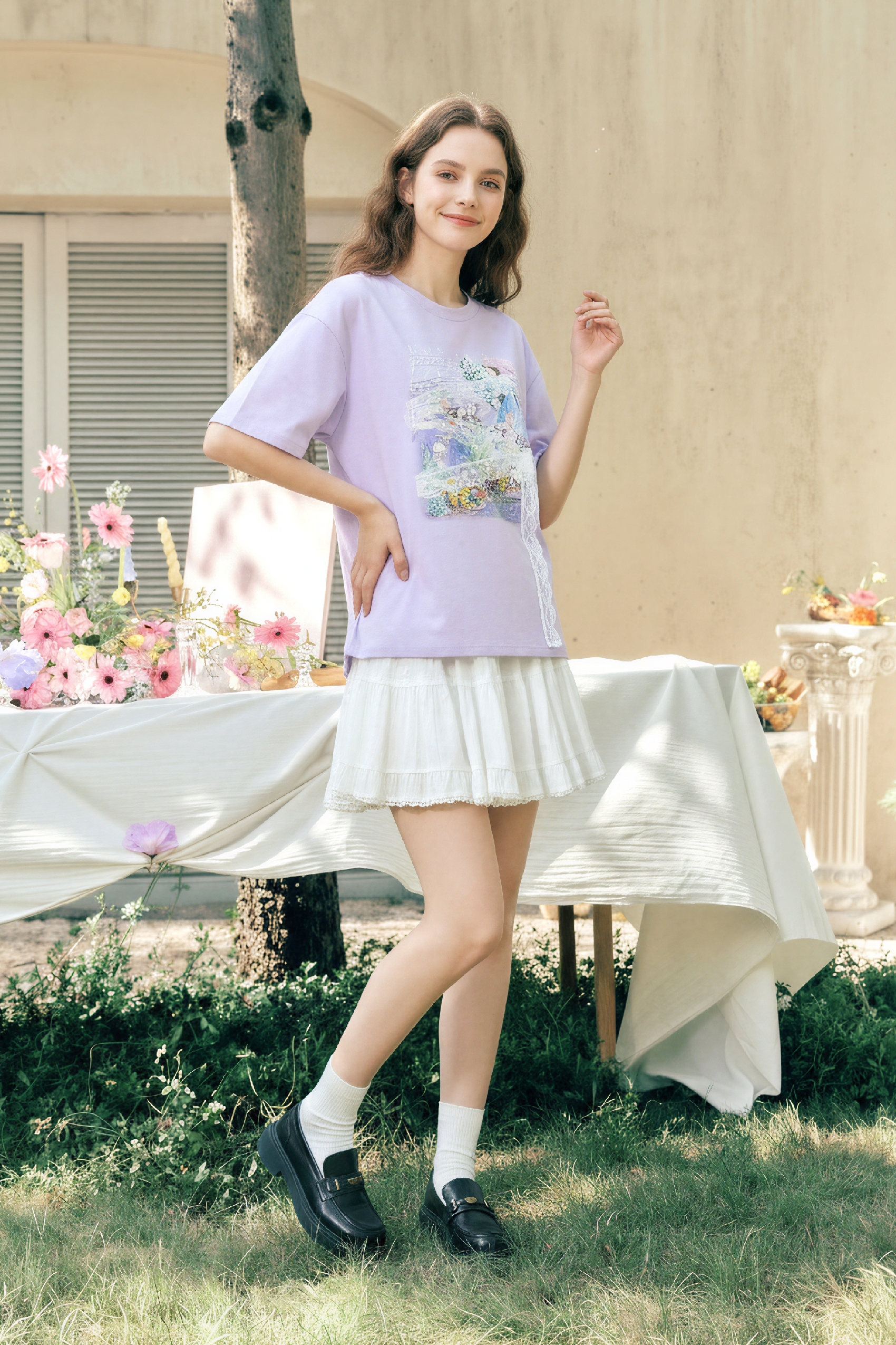 Loose Fit Printed T-Shirt