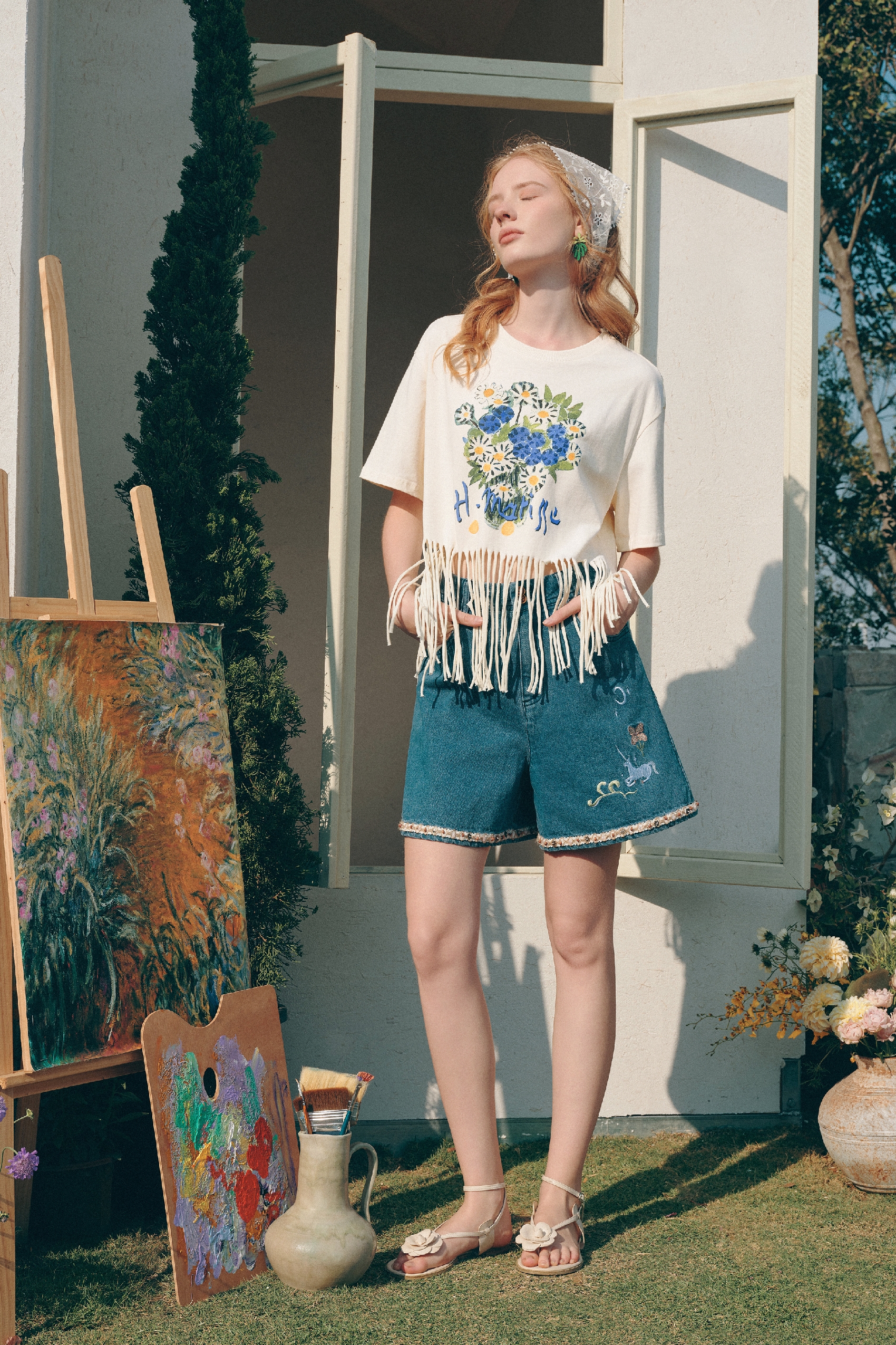 Printed Cotton T-Shirt