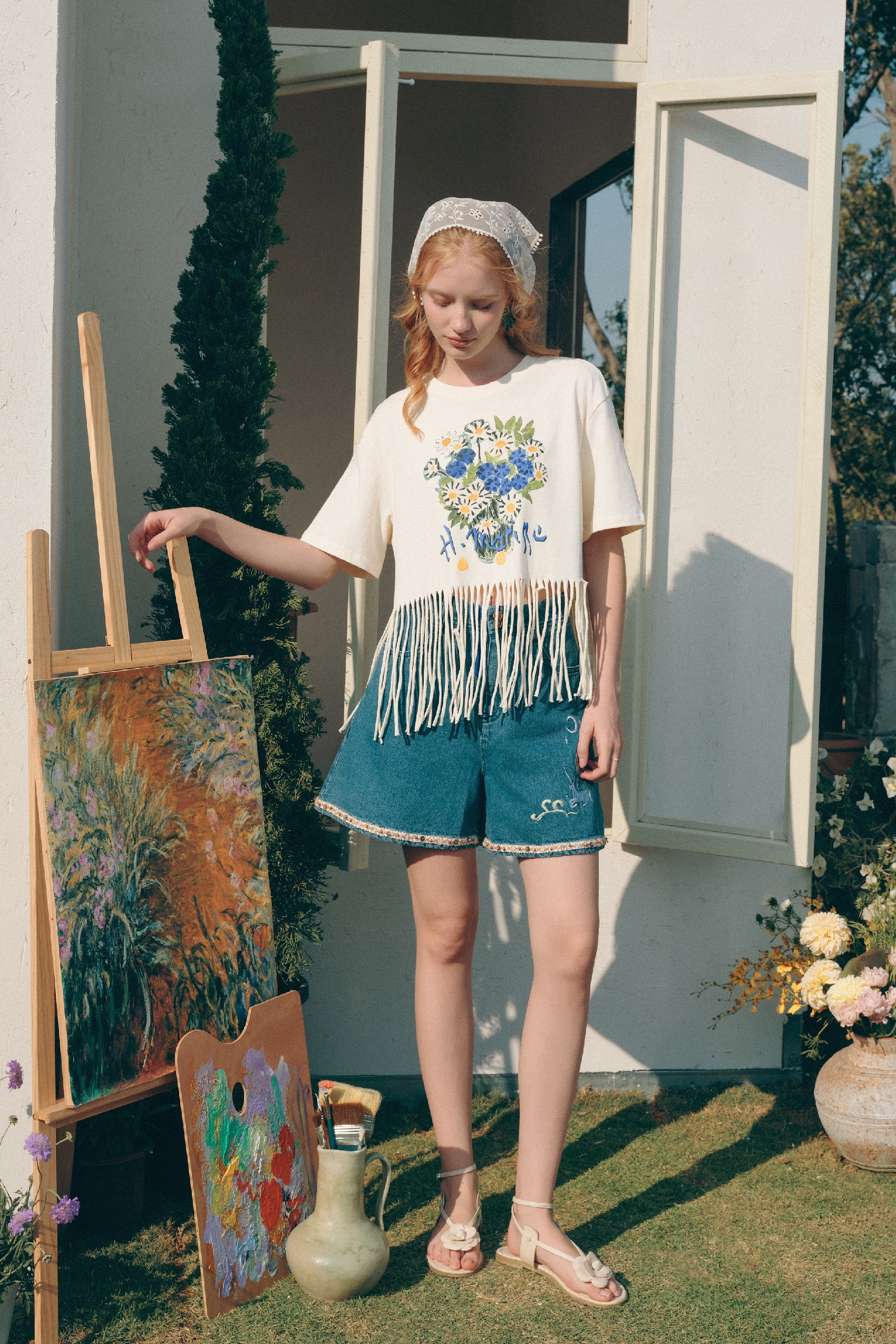 Printed Cotton T-Shirt