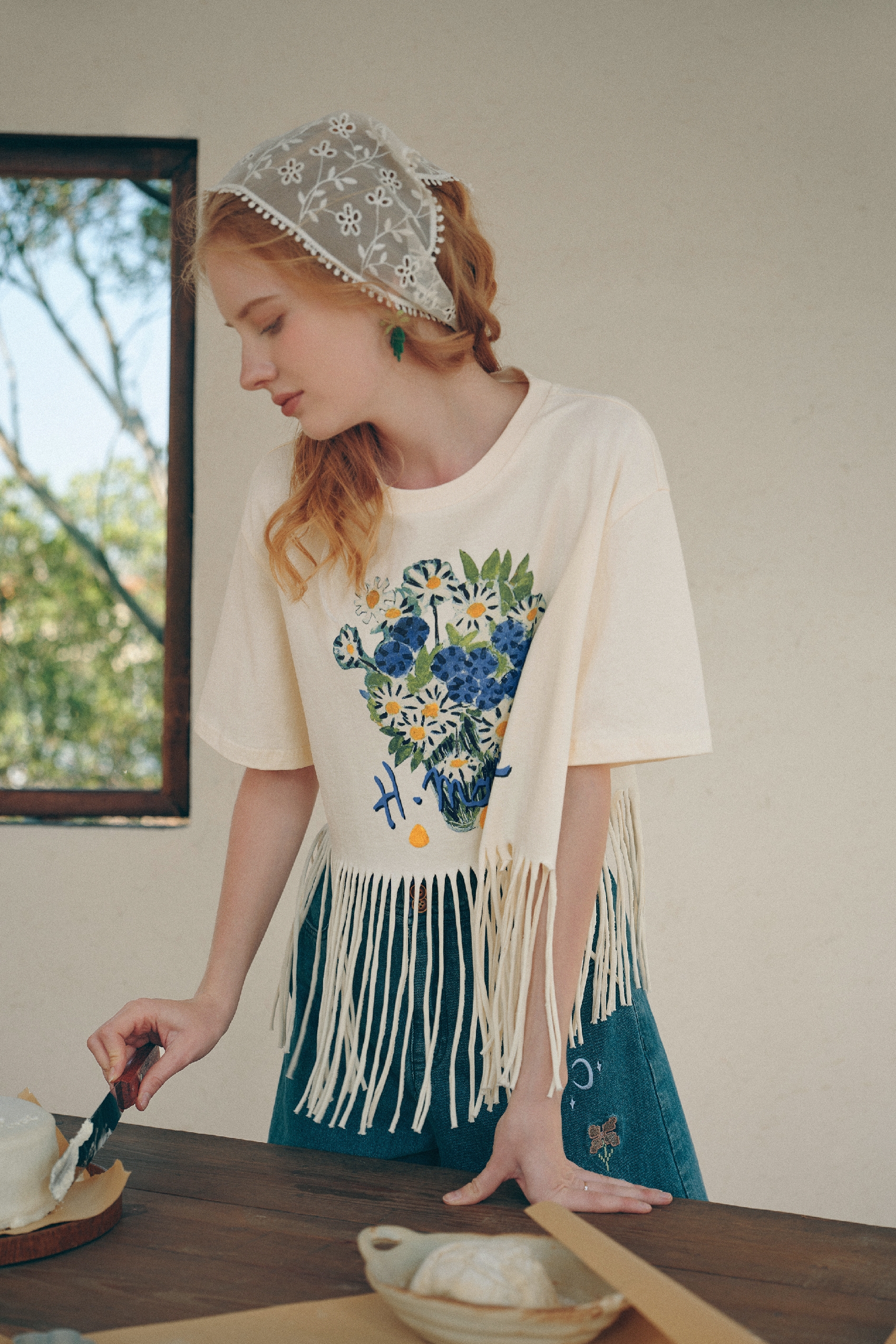 Printed Cotton T-Shirt